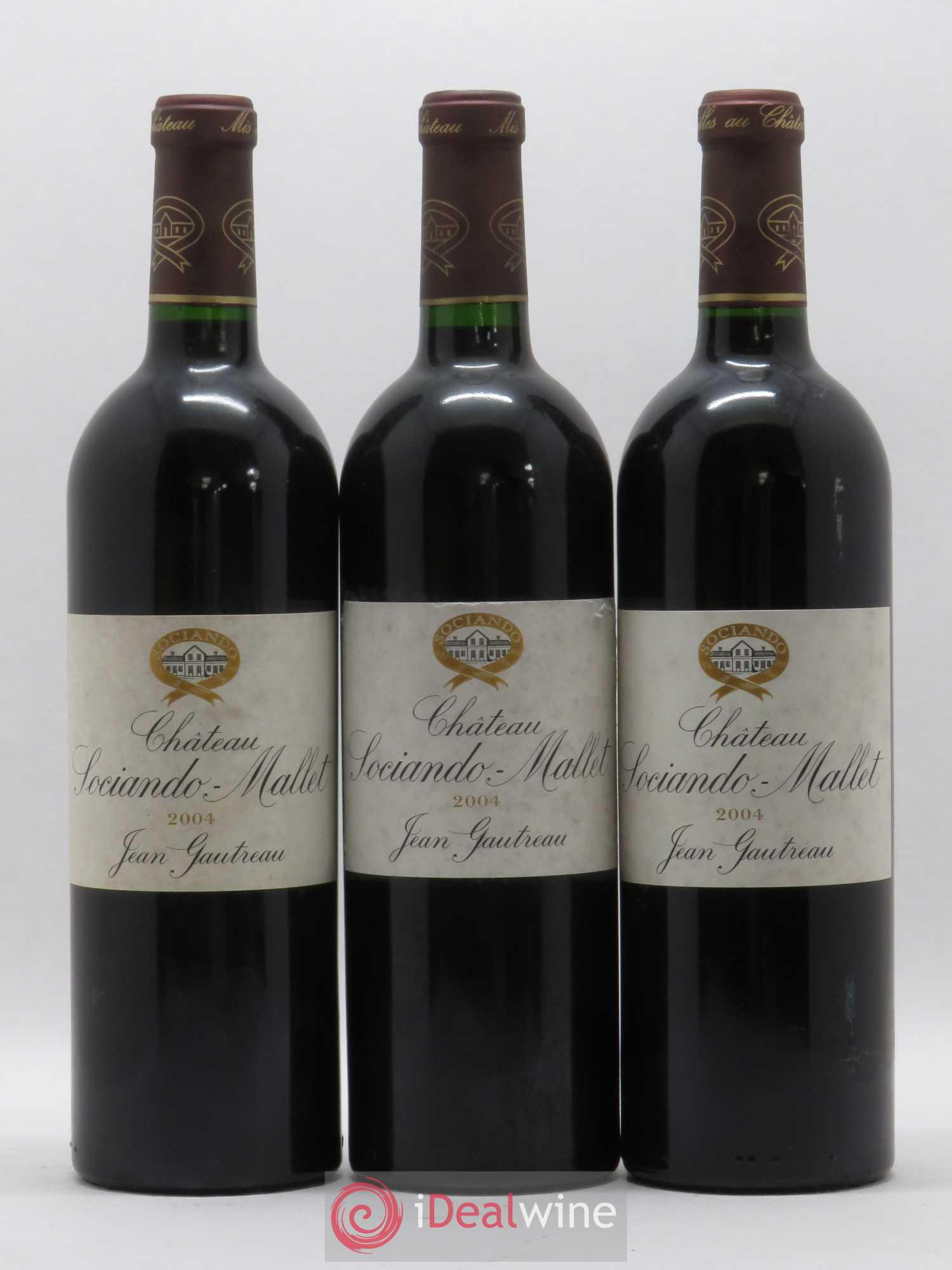 Château Sociando Mallet 2004 - Lot de 6 bouteilles - 2