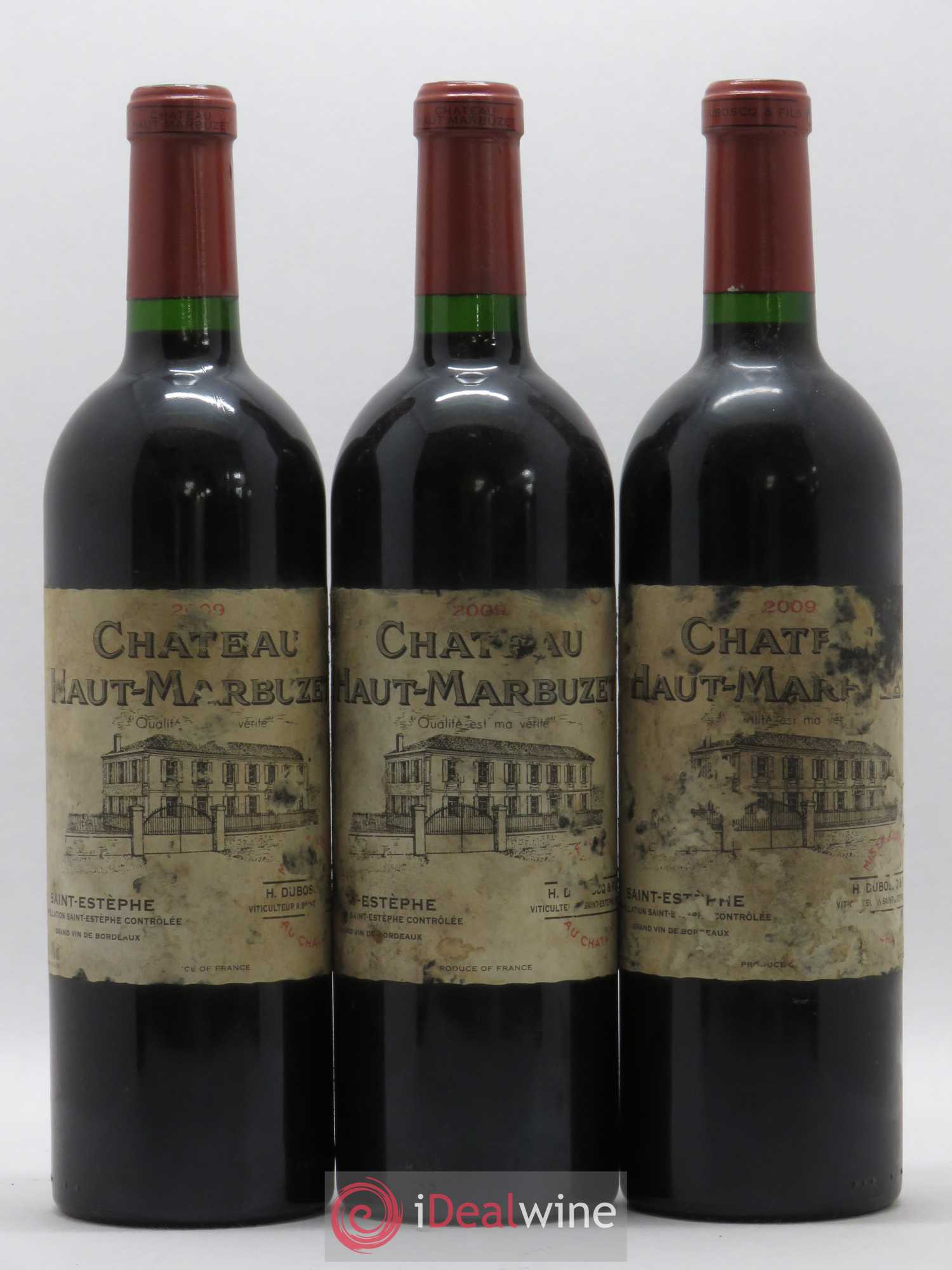 Château Haut Marbuzet 2009 - Lot de 3 bouteilles - 0