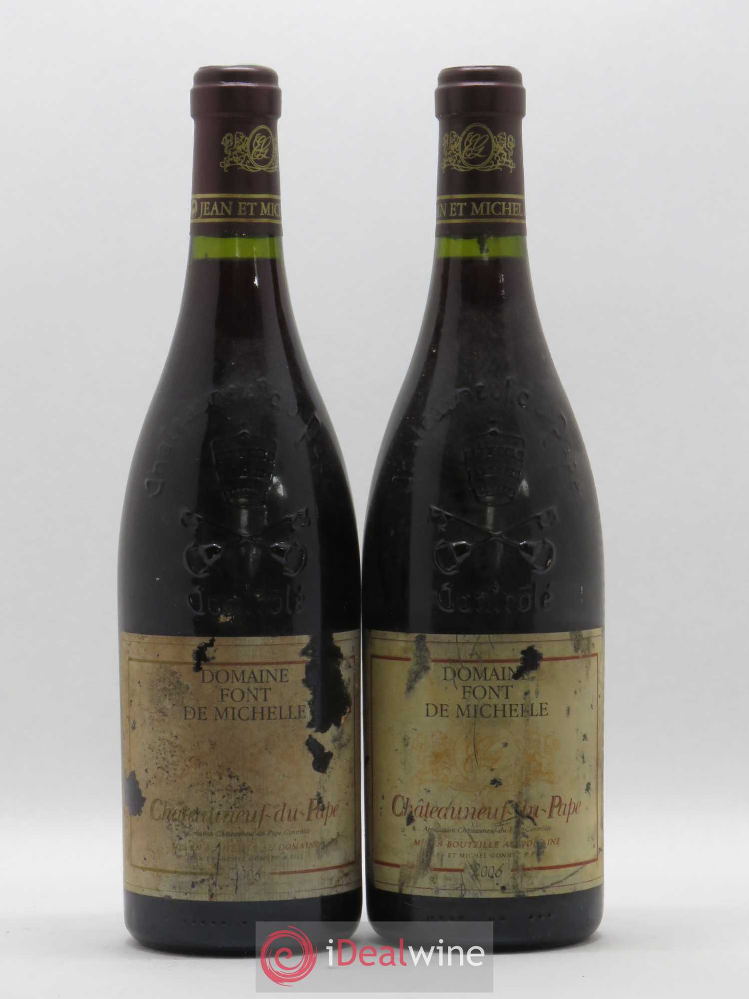 Châteauneuf-du-Pape Domaine Font de Michelle Famille Gonnet 2006 - Lot de 2 bouteilles - 0