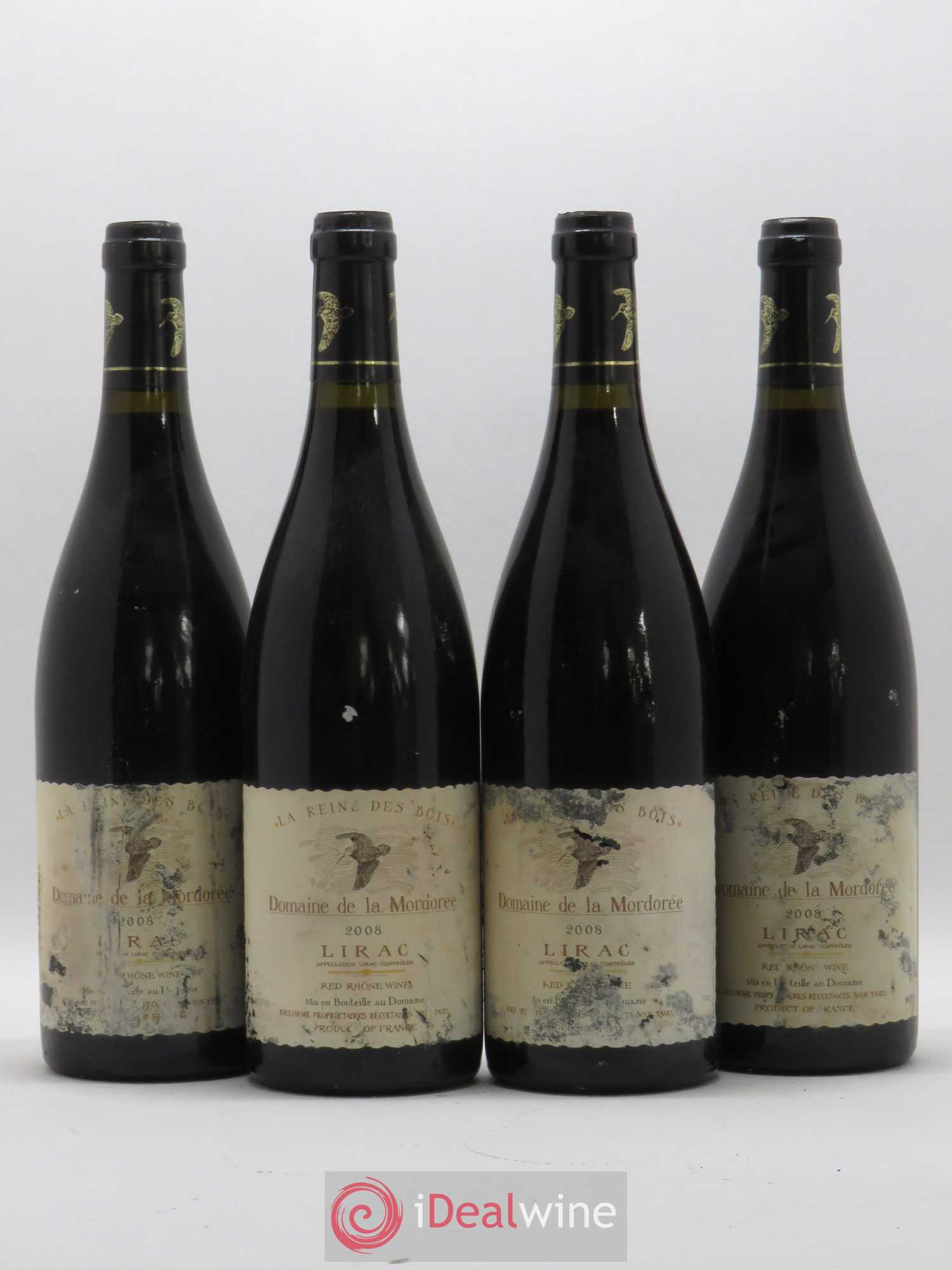 Lirac Cuvée Reine des Bois La Mordorée (Domaine de) 2008 - Lot de 4 bouteilles - 0