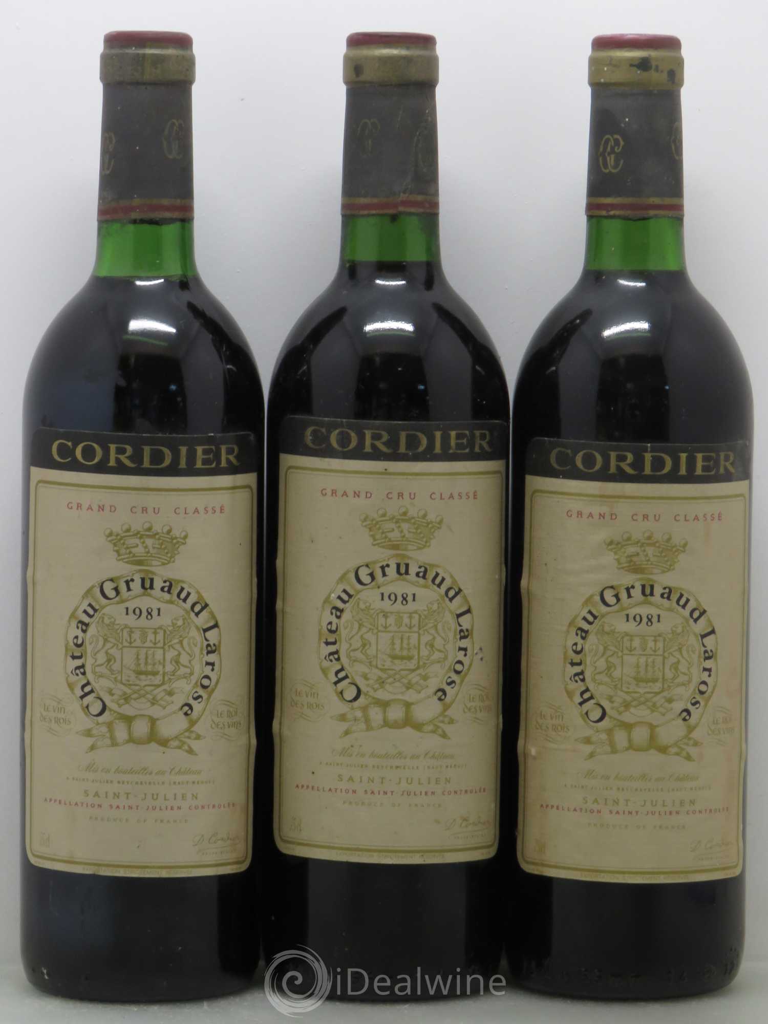 Château Gruaud Larose 2ème Grand Cru Classé 1981 - Lot de 6 bouteilles - 1