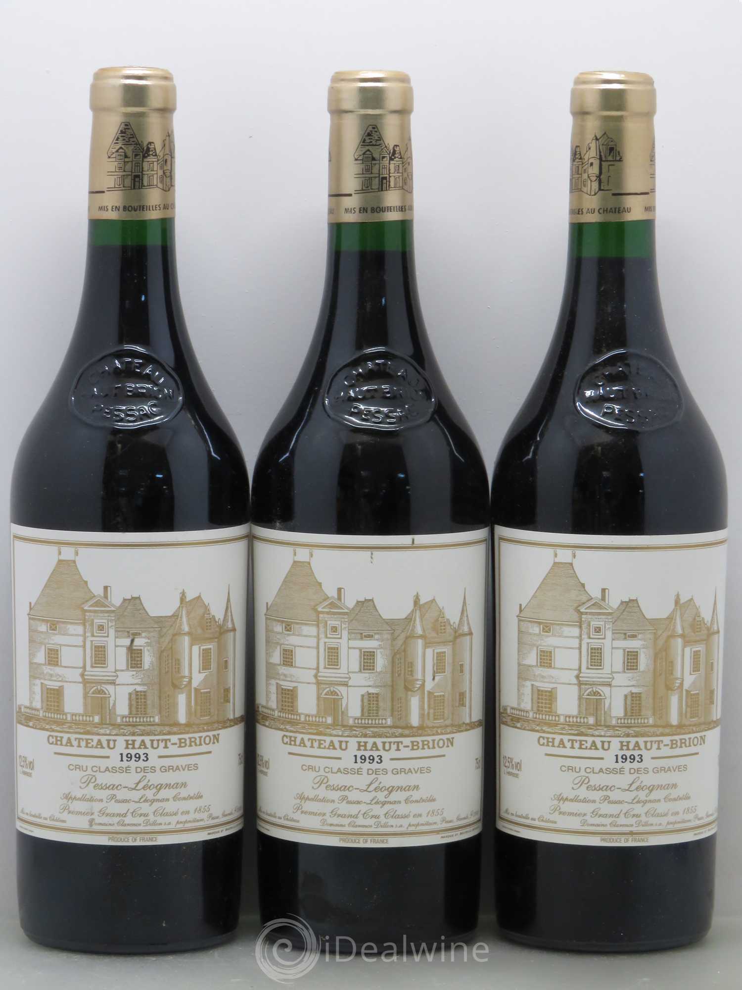 Château Haut Brion 1er Grand Cru Classé 1993 - Lot de 5 bouteilles - 1