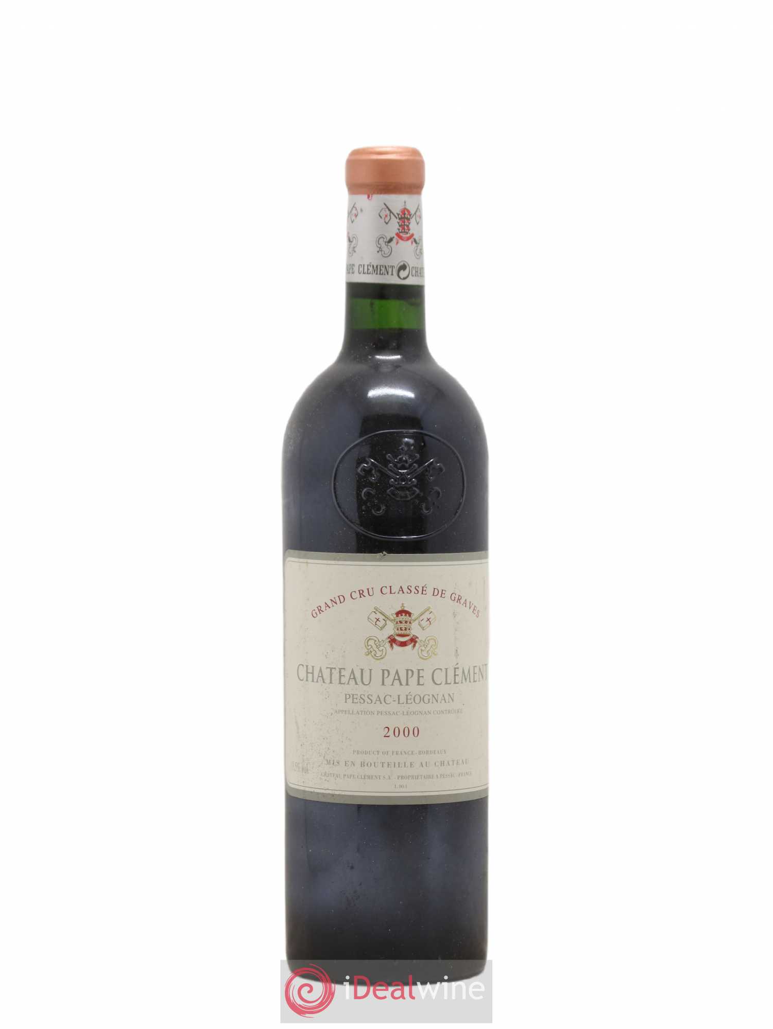 Château Pape Clément Cru Classé de Graves 2000 - Lot de 1 bouteille - 0