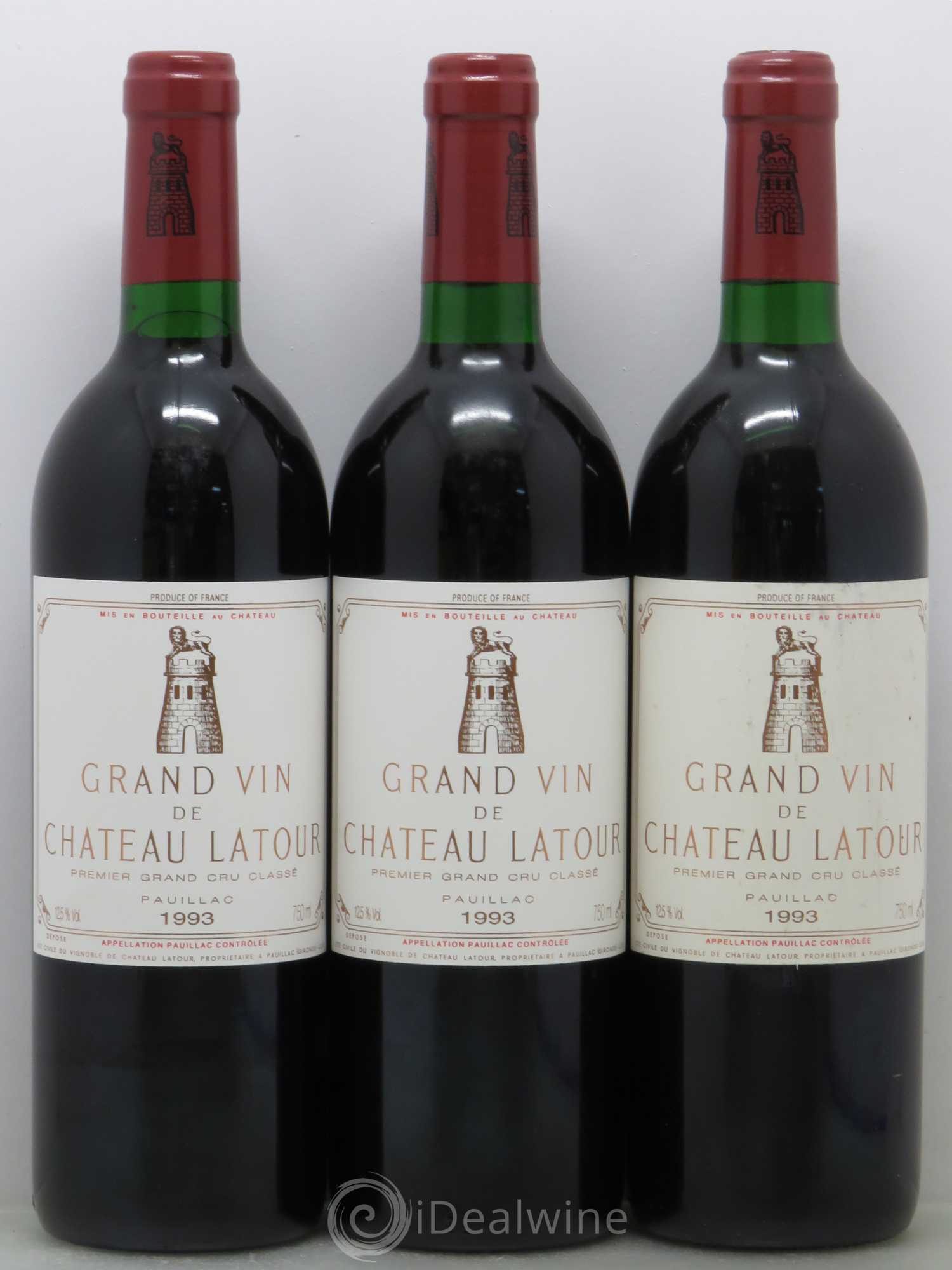Château Latour 1er Grand Cru Classé 1993 - Lot de 6 bouteilles - 2