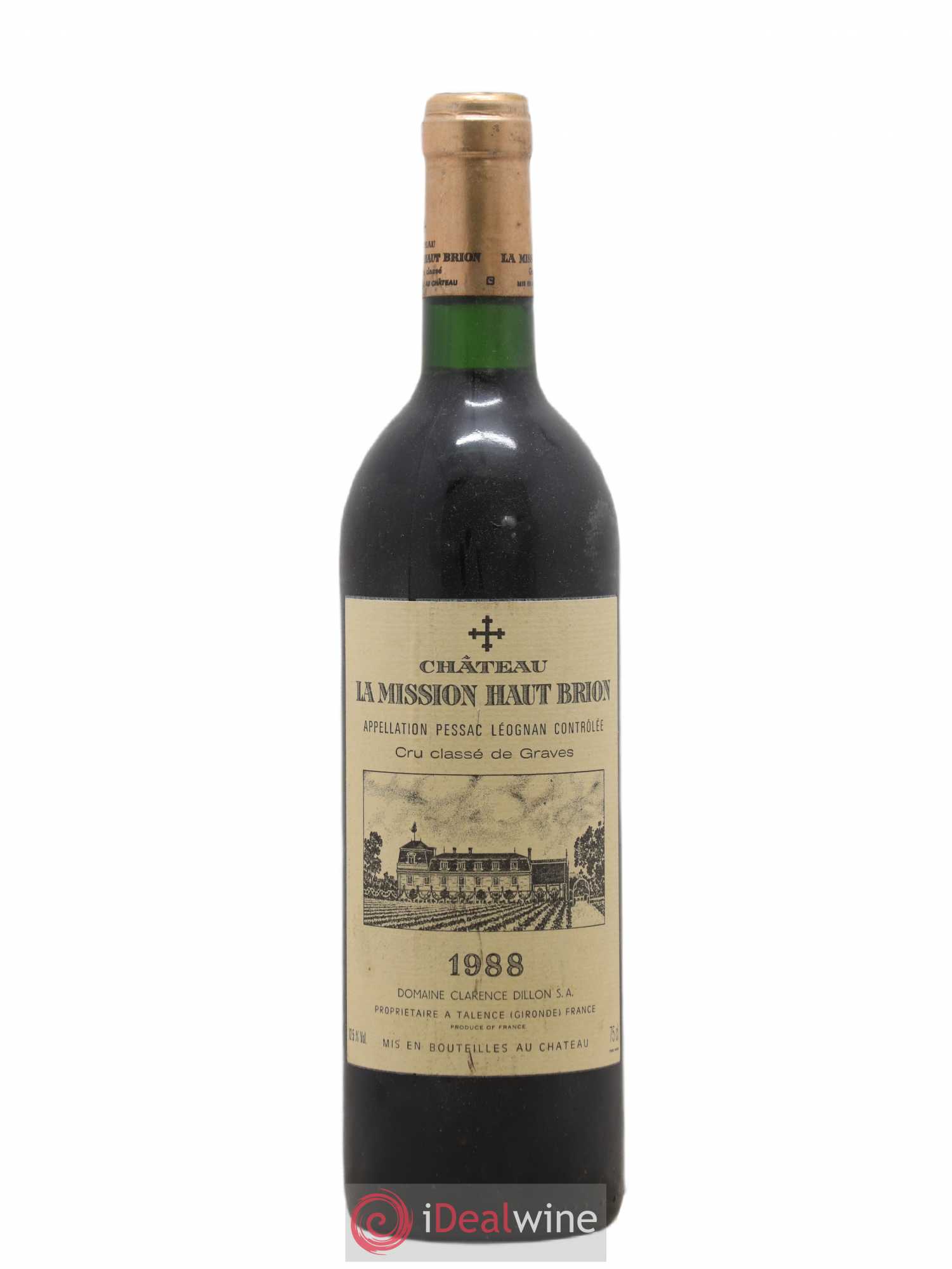 Château la Mission Haut-Brion Cru Classé de Graves 1988 - Lot de 1 bouteille - 0