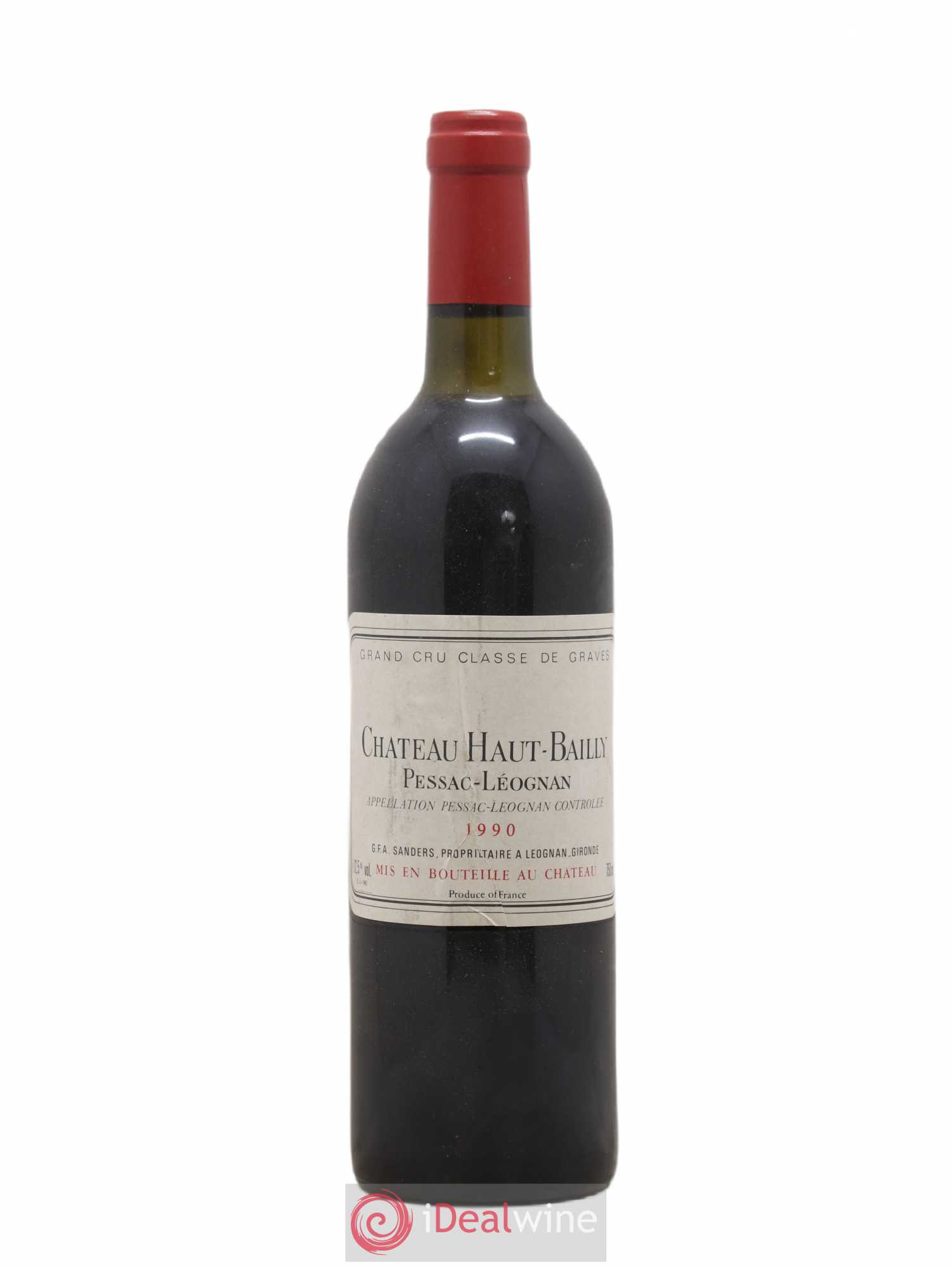 Château Haut-Bailly Cru Classé de Graves 1990 - Lot de 1 bouteille - 0