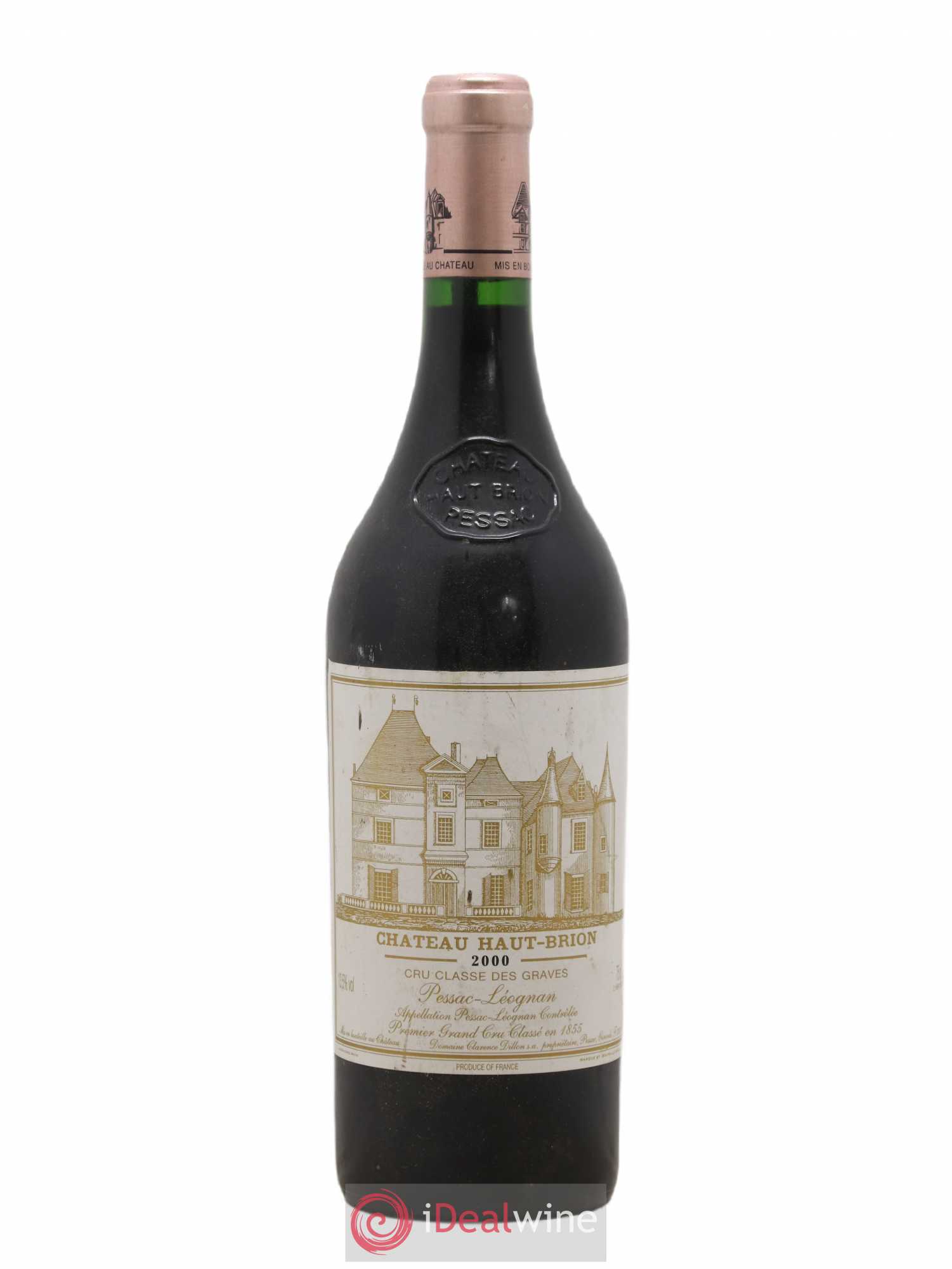 Château Haut Brion 1er Grand Cru Classé 2000 - Lot de 1 bouteille - 0