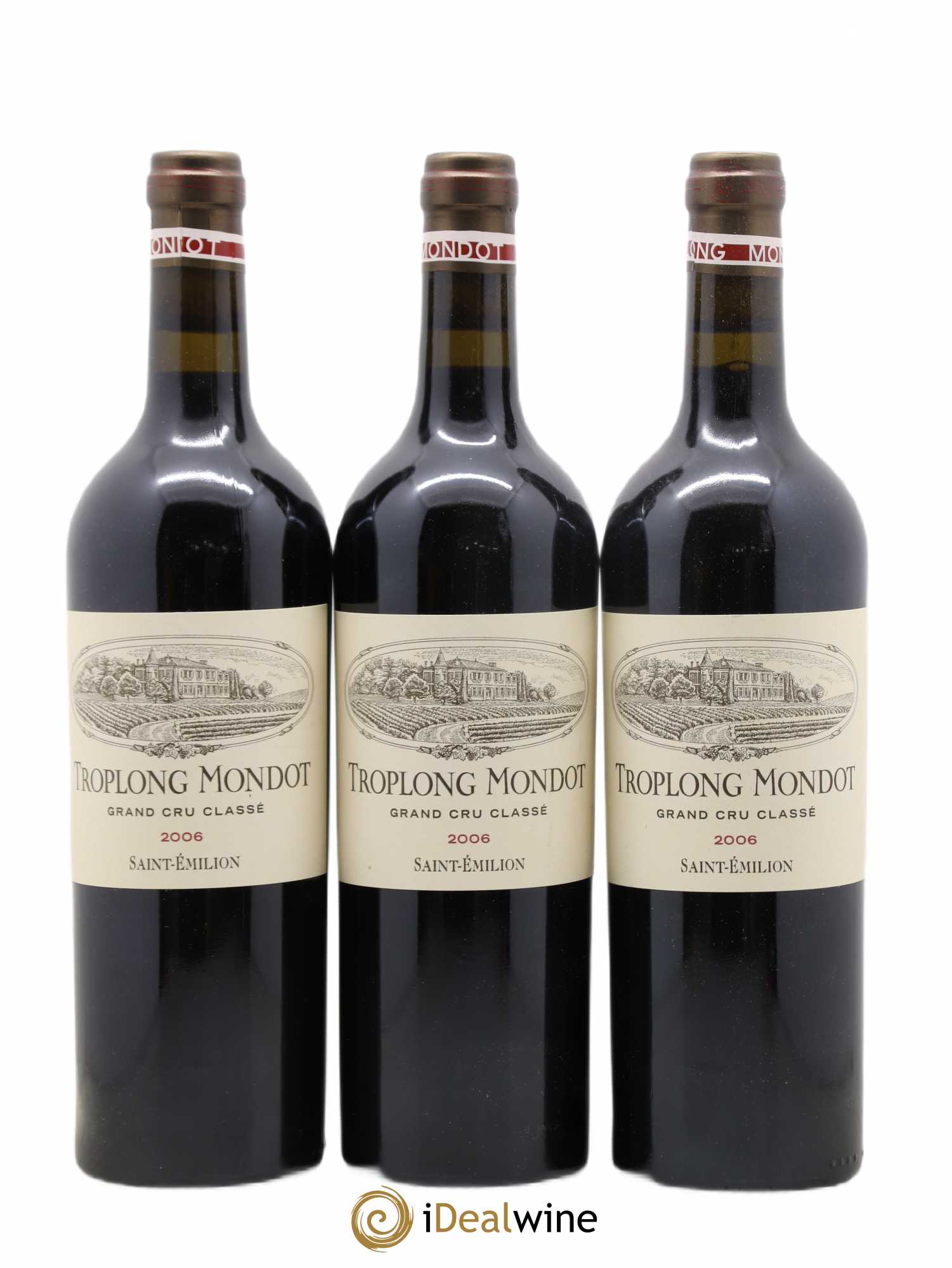 Château Troplong Mondot 1er Grand Cru Classé B 2006 - Lot de 6 bouteilles - 1