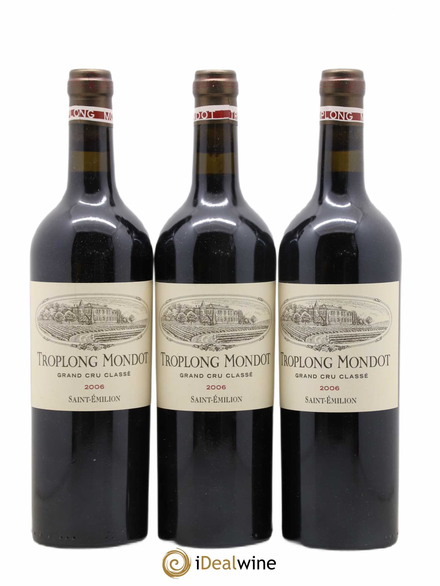 Château Troplong Mondot 1er Grand Cru Classé B 2006 - Lot de 6 bouteilles - 2