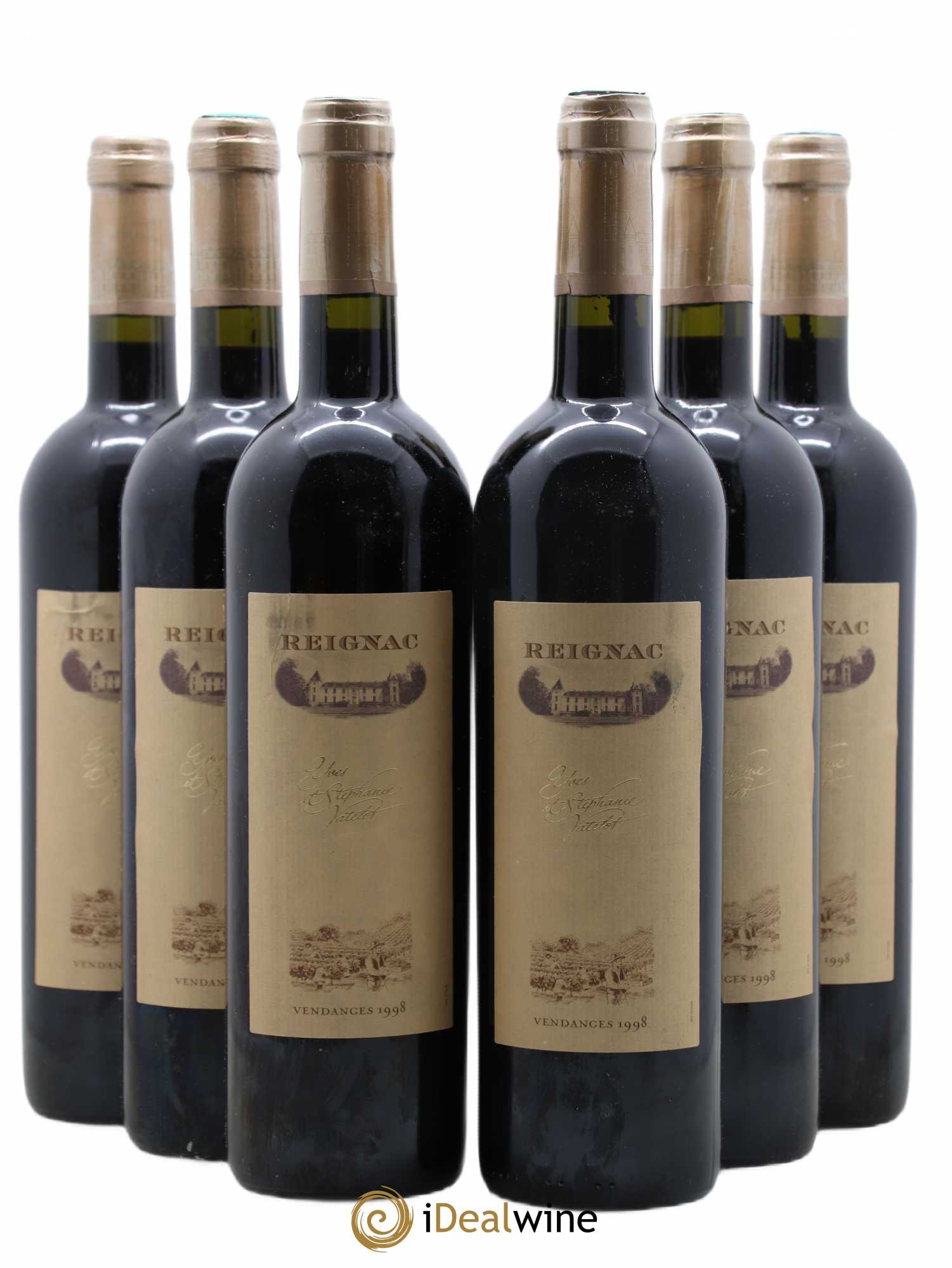 Grand vin de Reignac 1998 - Lot de 6 bouteilles - 0
