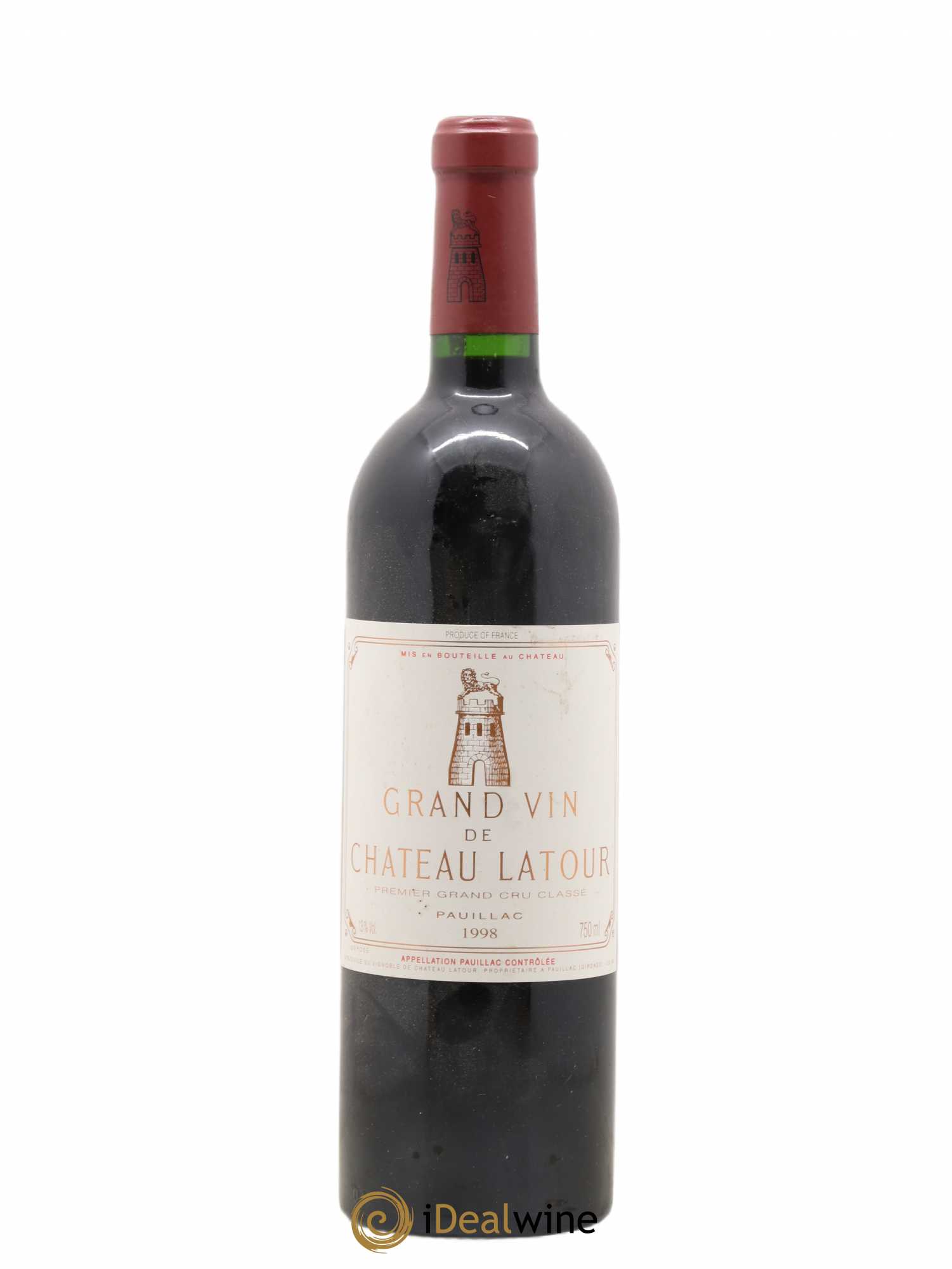 Château Latour 1er Grand Cru Classé 1998 - Lot de 1 bouteille - 0
