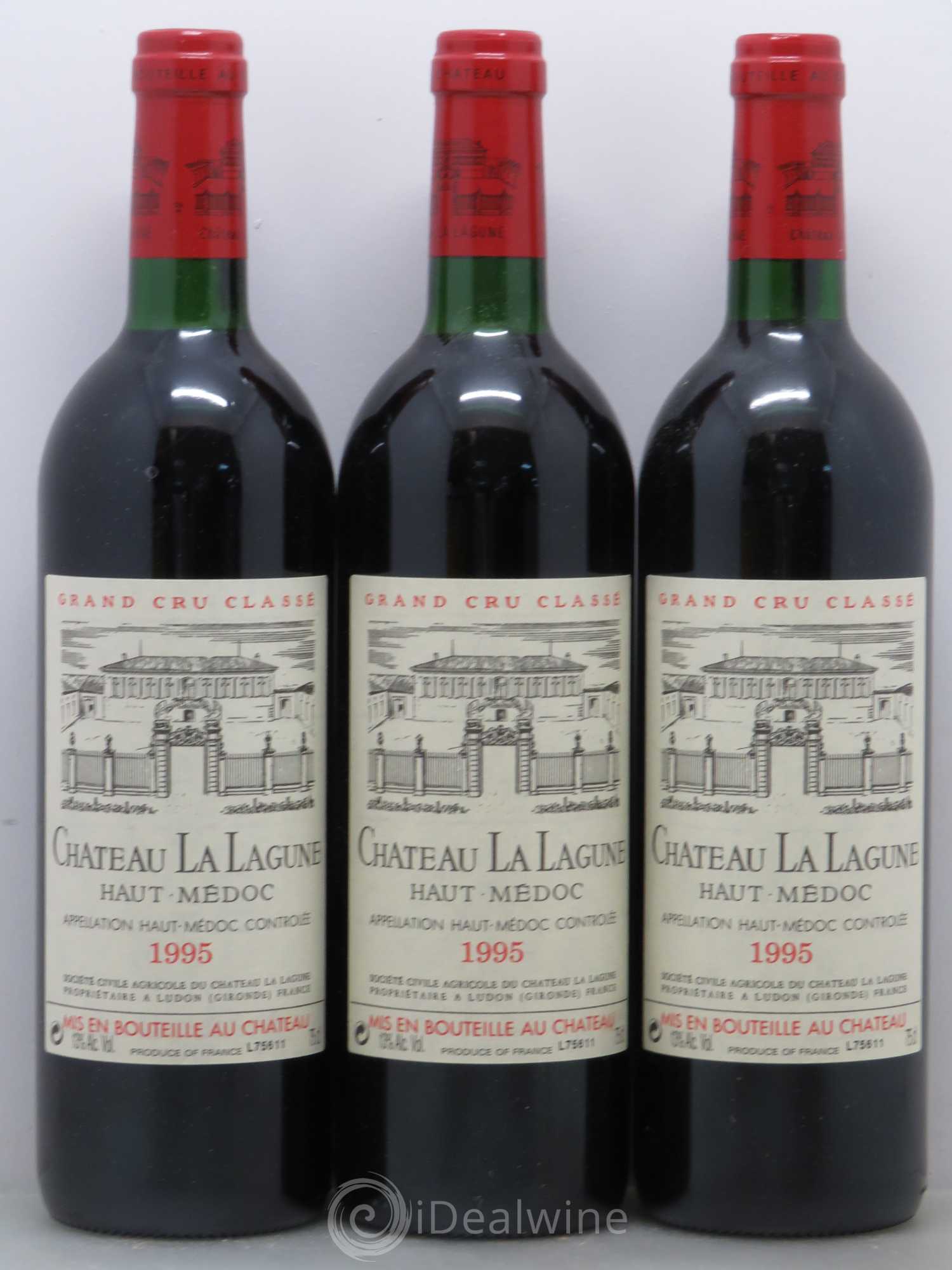 Château la Lagune 3ème Grand Cru Classé 1995 - Lot de 12 bouteilles - 1