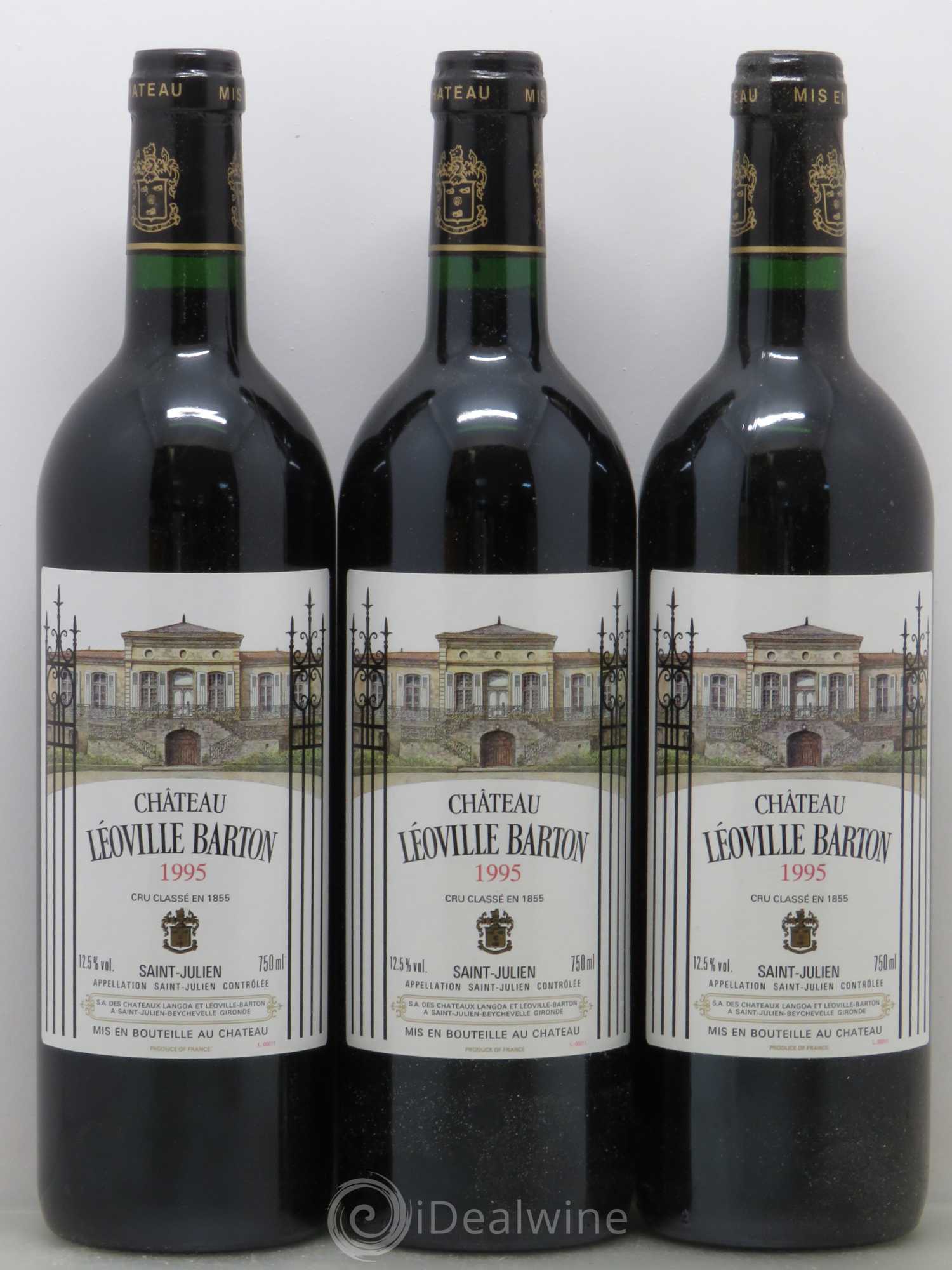 Château Léoville Barton 2ème Grand Cru Classé 1995 - Lot de 6 bouteilles - 1