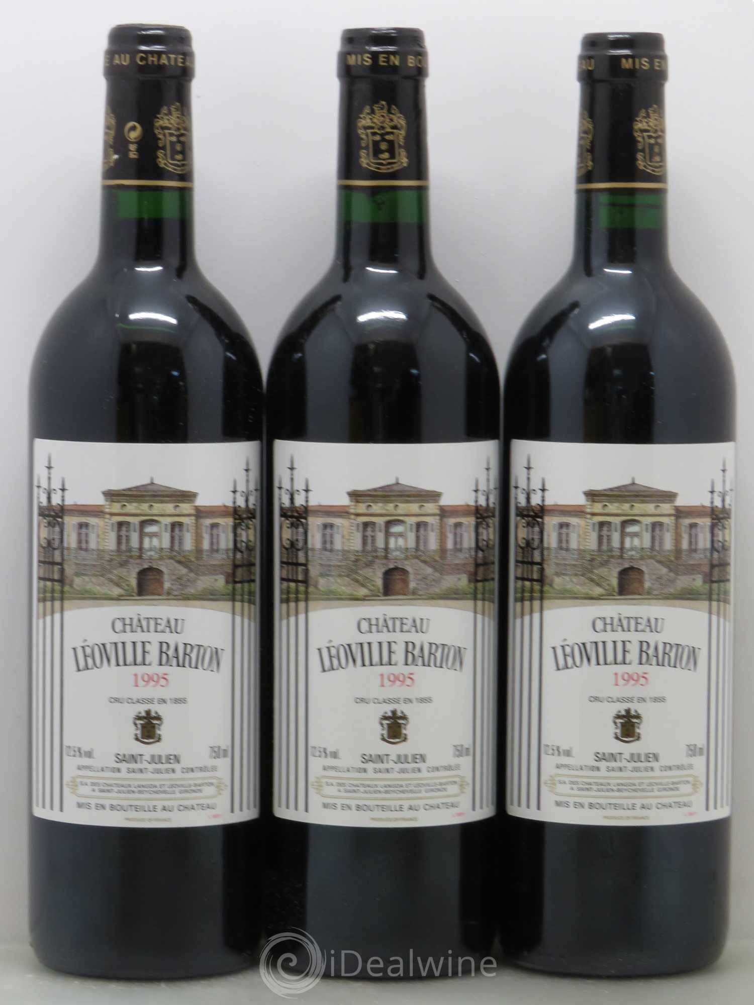 Château Léoville Barton 2ème Grand Cru Classé 1995 - Lot de 6 bouteilles - 2