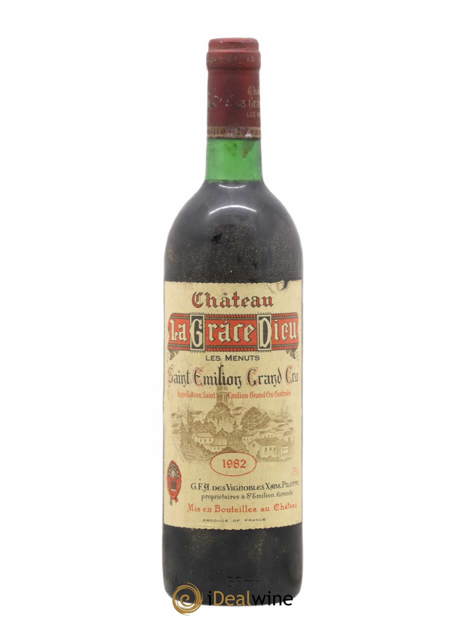 Château la Grâce Dieu les Menuts 1982 - Lot de 1 bouteille - 0