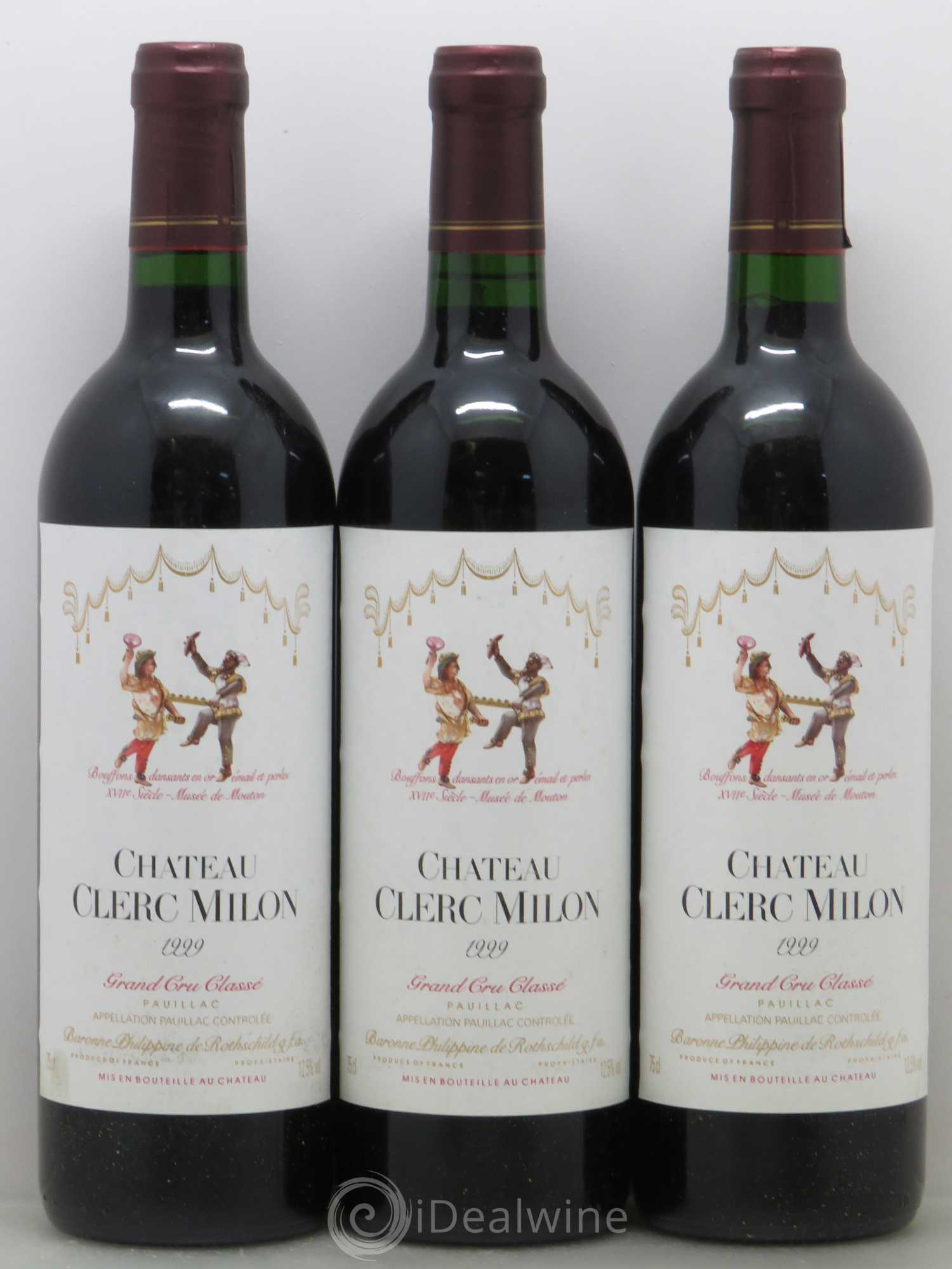 Château Clerc Milon 5ème Grand Cru Classé 1999 - Lot de 12 bouteilles - 4