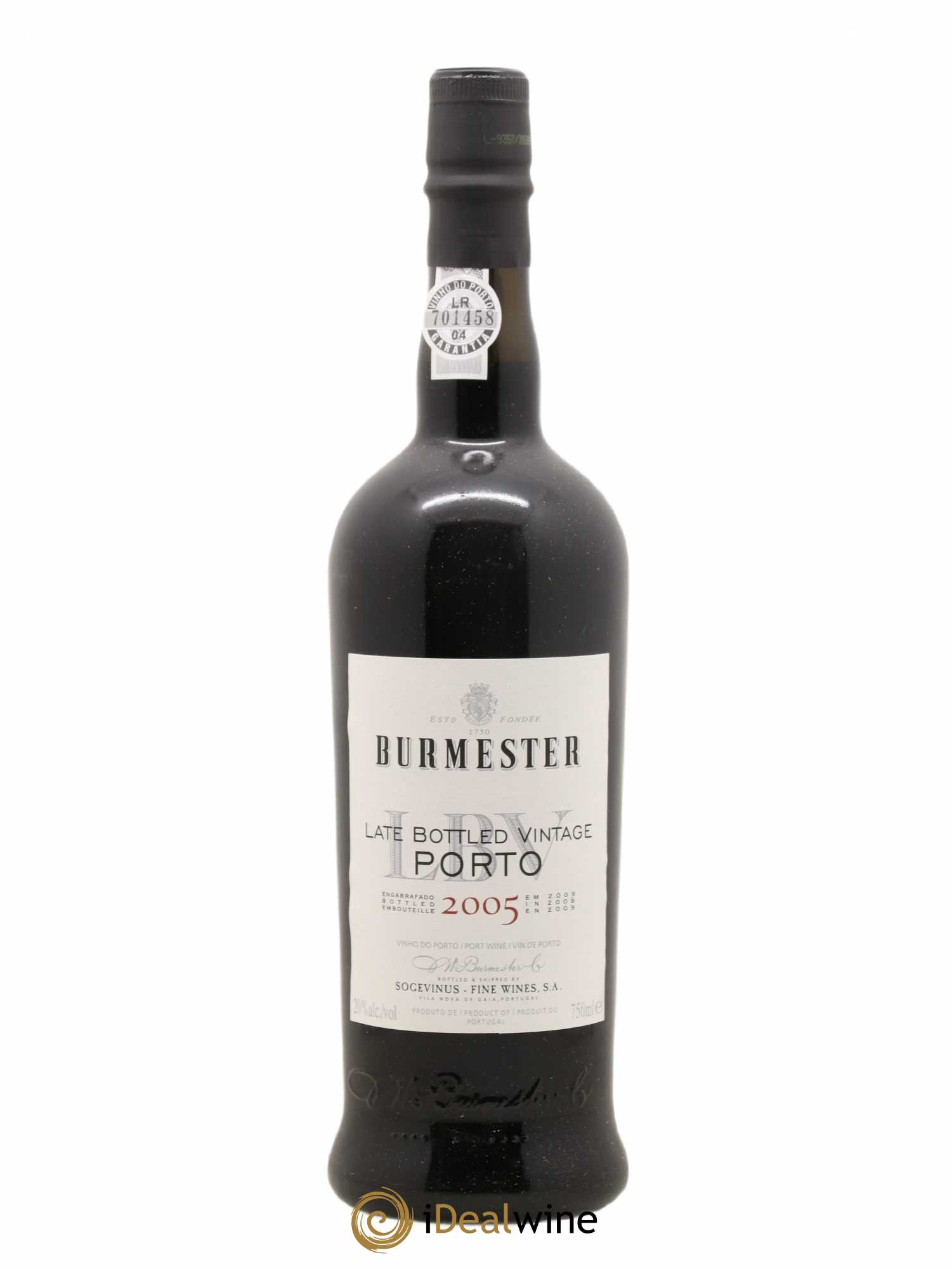 Porto LBV Burmester 2005 - Lot de 1 bouteille - 1