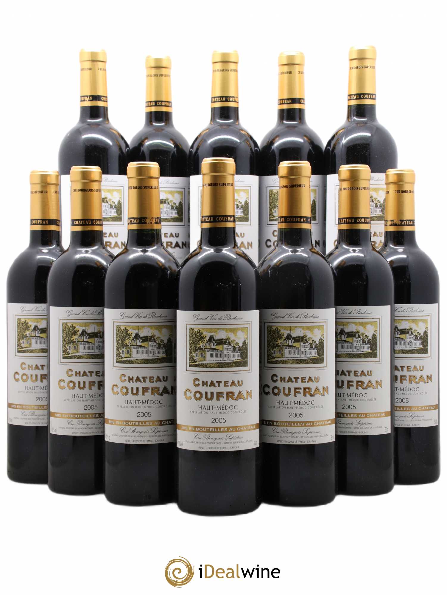 Château Coufran Cru Bourgeois (sans prix de réserve) 2005 - Lot de 12 bouteilles - 0