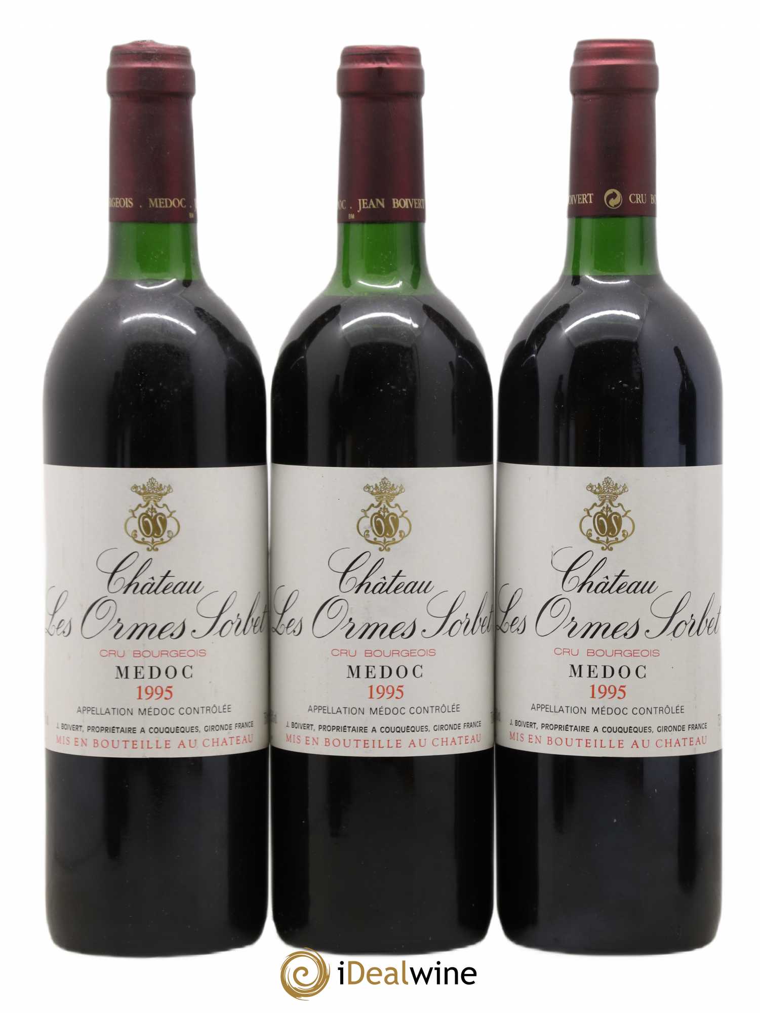 Château les Ormes Sorbet Cru Bourgeois (sans prix de réserve) 1995 - Lot de 6 bouteilles - 2