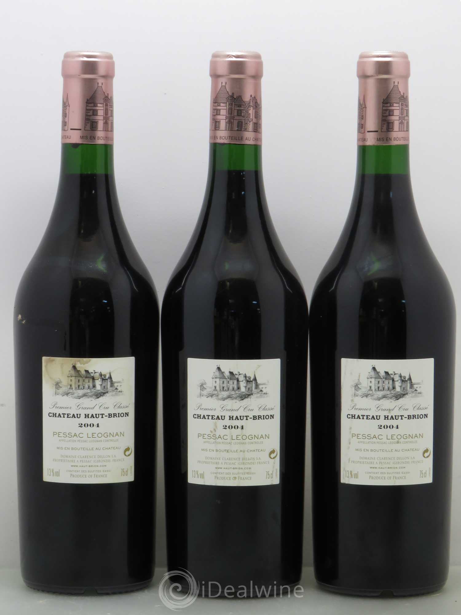Château Haut Brion 1er Grand Cru Classé 2004 - Lot de 12 bouteilles - 4