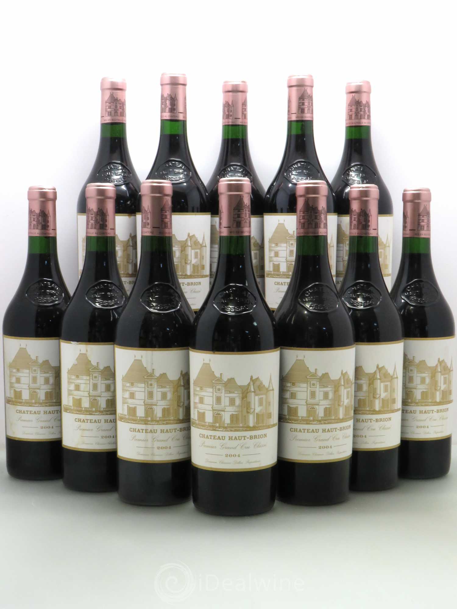 Château Haut Brion 1er Grand Cru Classé 2004 - Lot de 12 bouteilles - 0