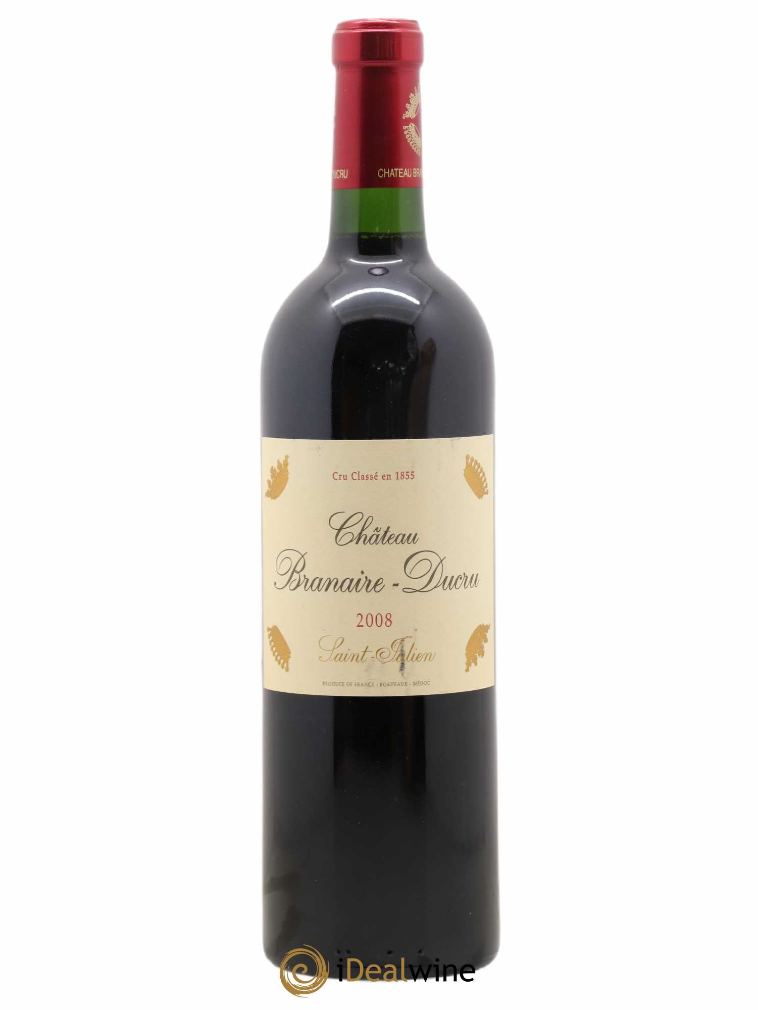 Château Branaire Ducru 4ème Grand Cru Classé 2008 - Lot de 1 bouteille - 0