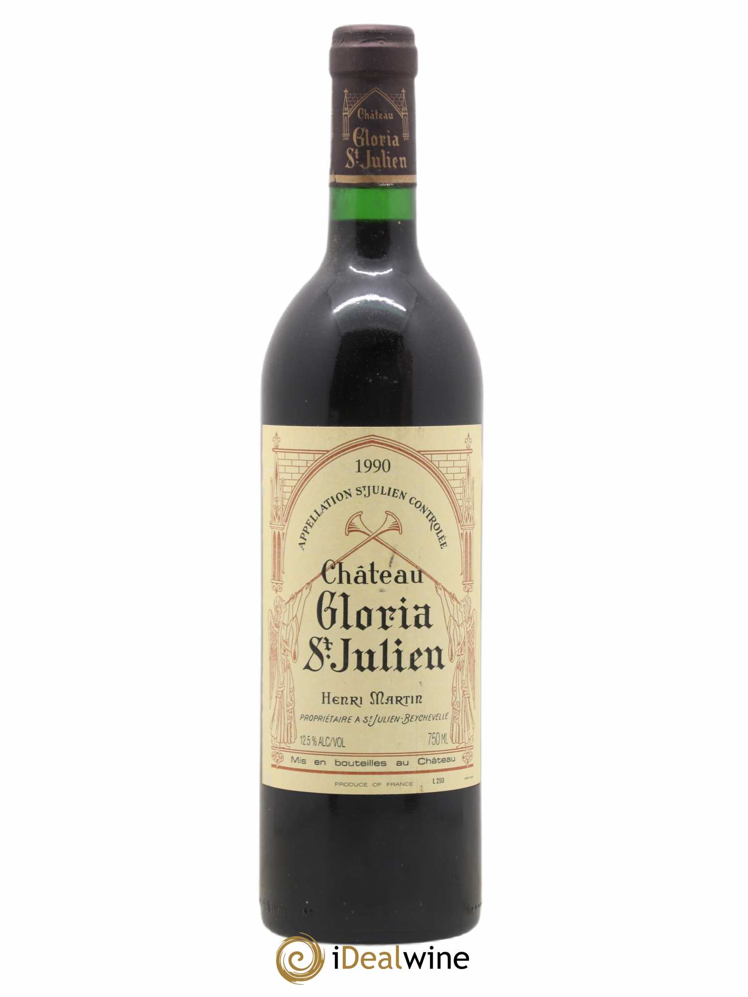 Château Gloria 1990 - Lot de 1 bouteille - 0