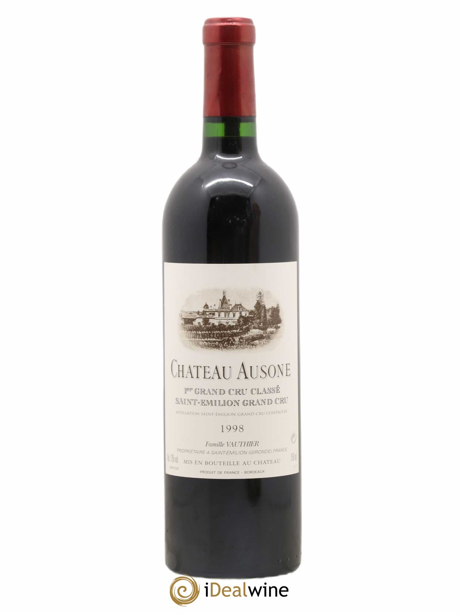 Château Ausone 1er Grand Cru Classé A 1998 - Lot de 1 bouteille - 0