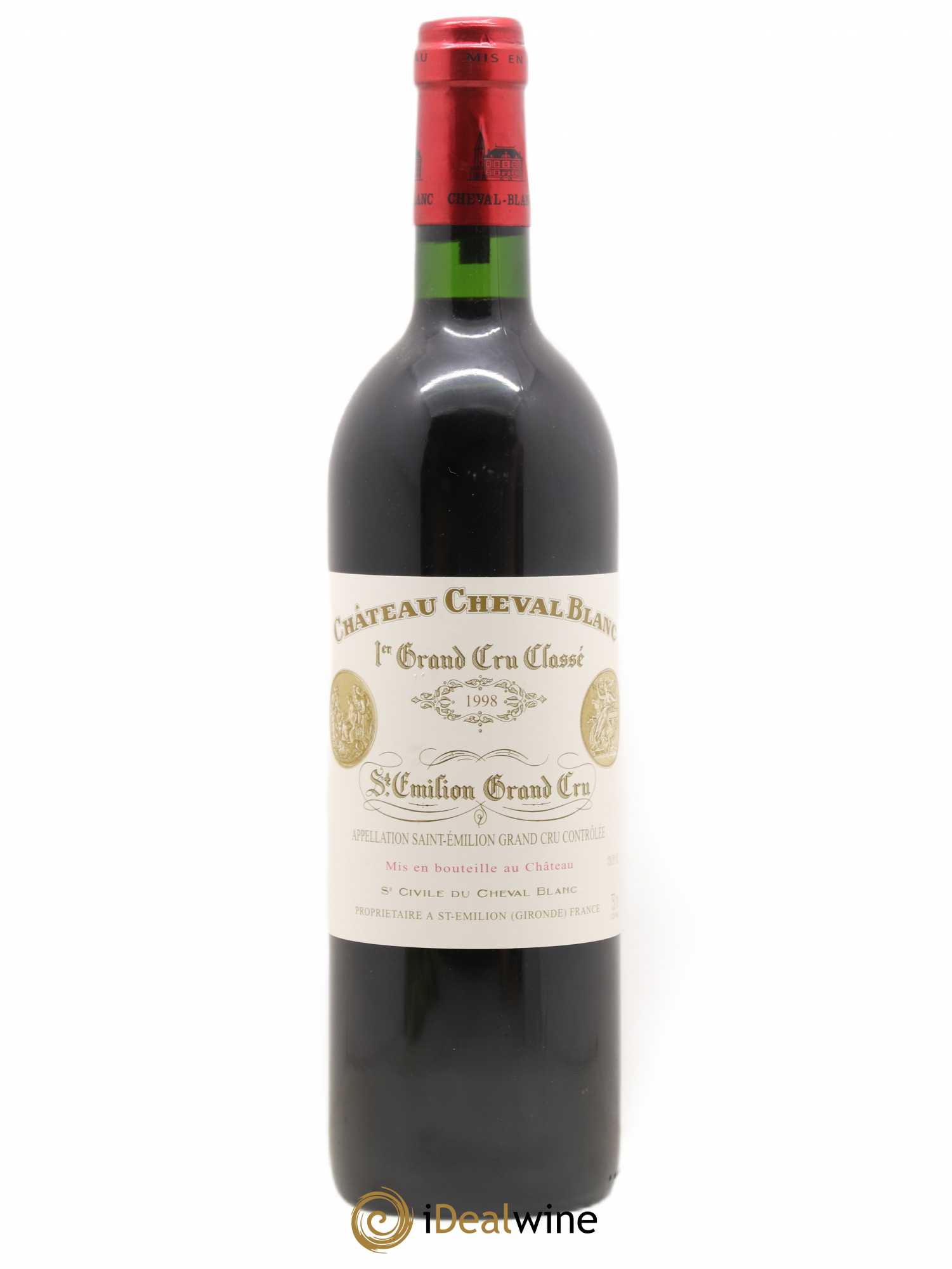 Château Cheval Blanc 1er Grand Cru Classé A 1998 - Lot de 1 bouteille - 0