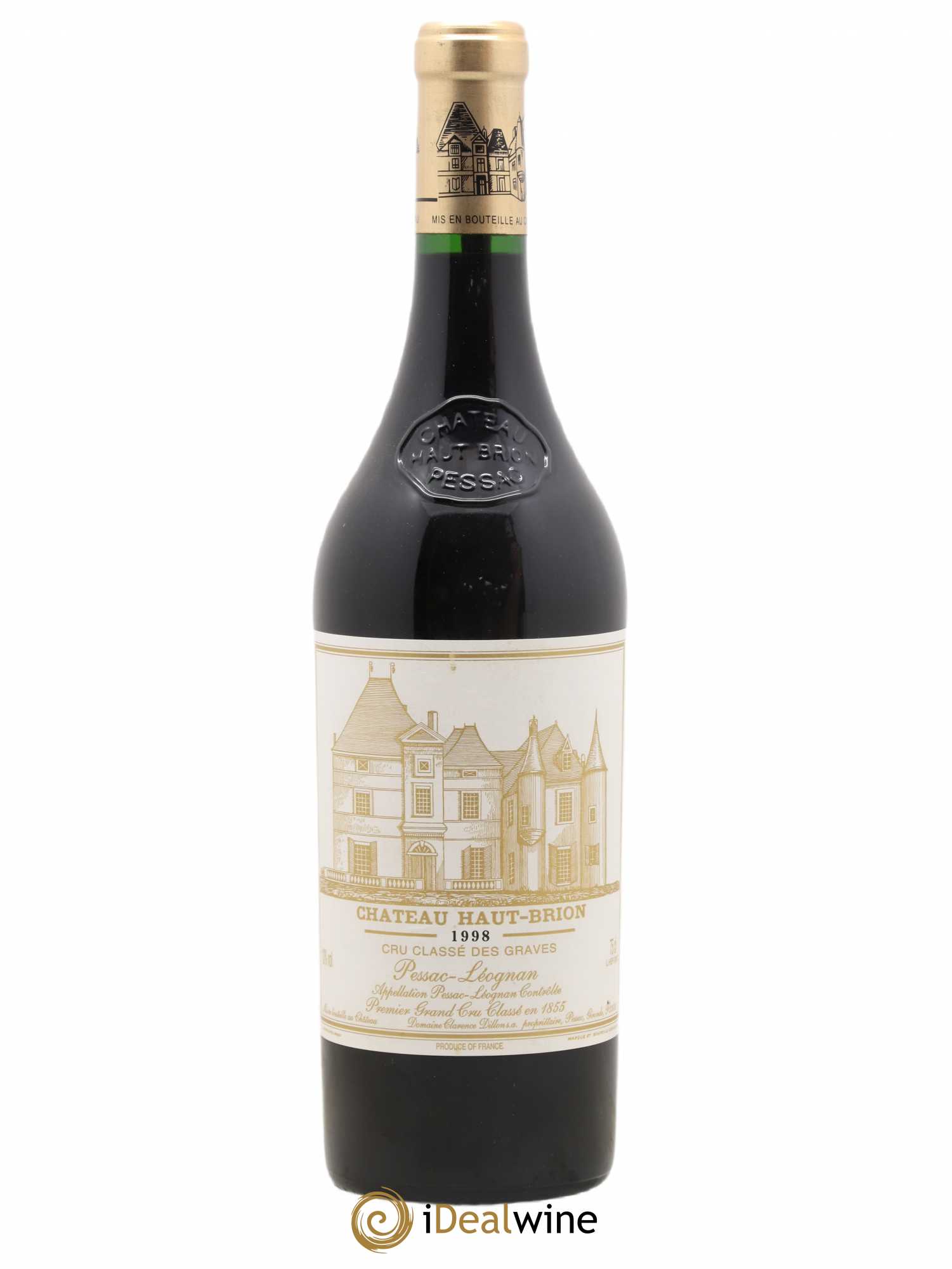 Château Haut Brion 1er Grand Cru Classé 1998 - Lot de 1 bouteille - 0