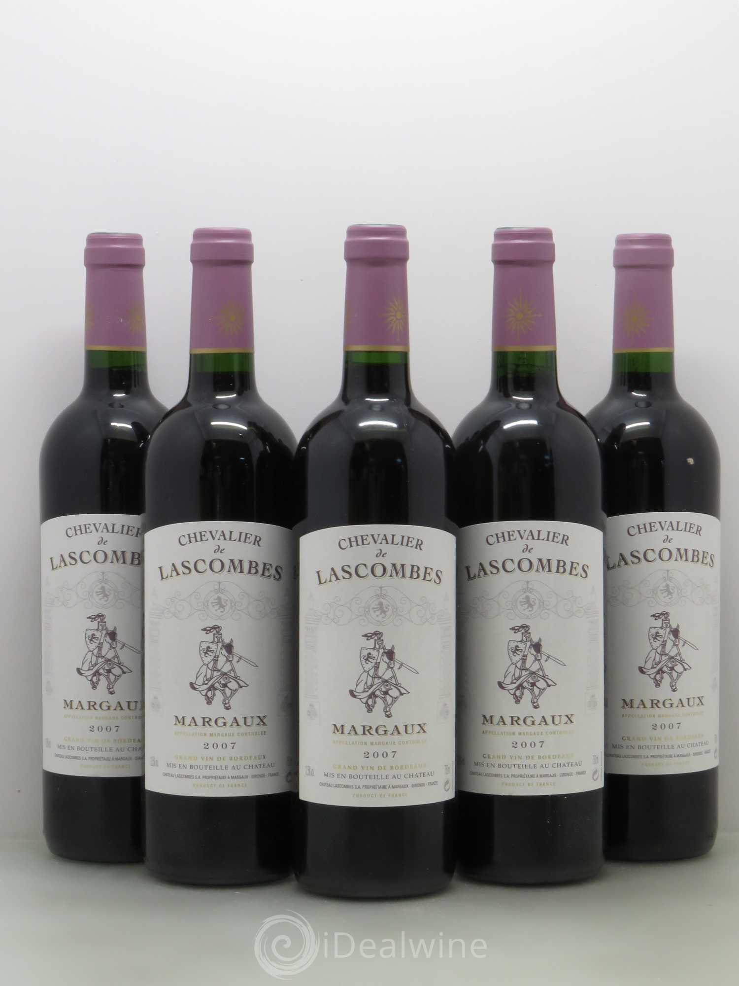 Chevalier de Lascombes Second Vin 2007 - Lot de 5 bouteilles - 0