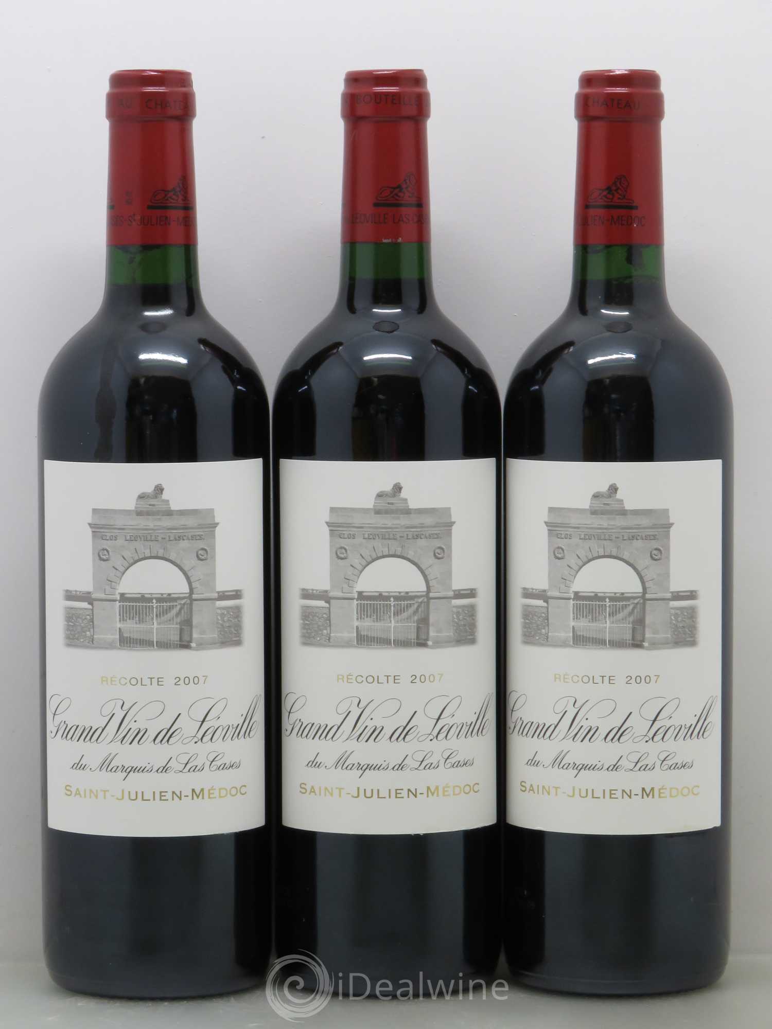 Château Léoville Las Cases 2ème Grand Cru Classé 2007 - Lot de 12 bouteilles - 2