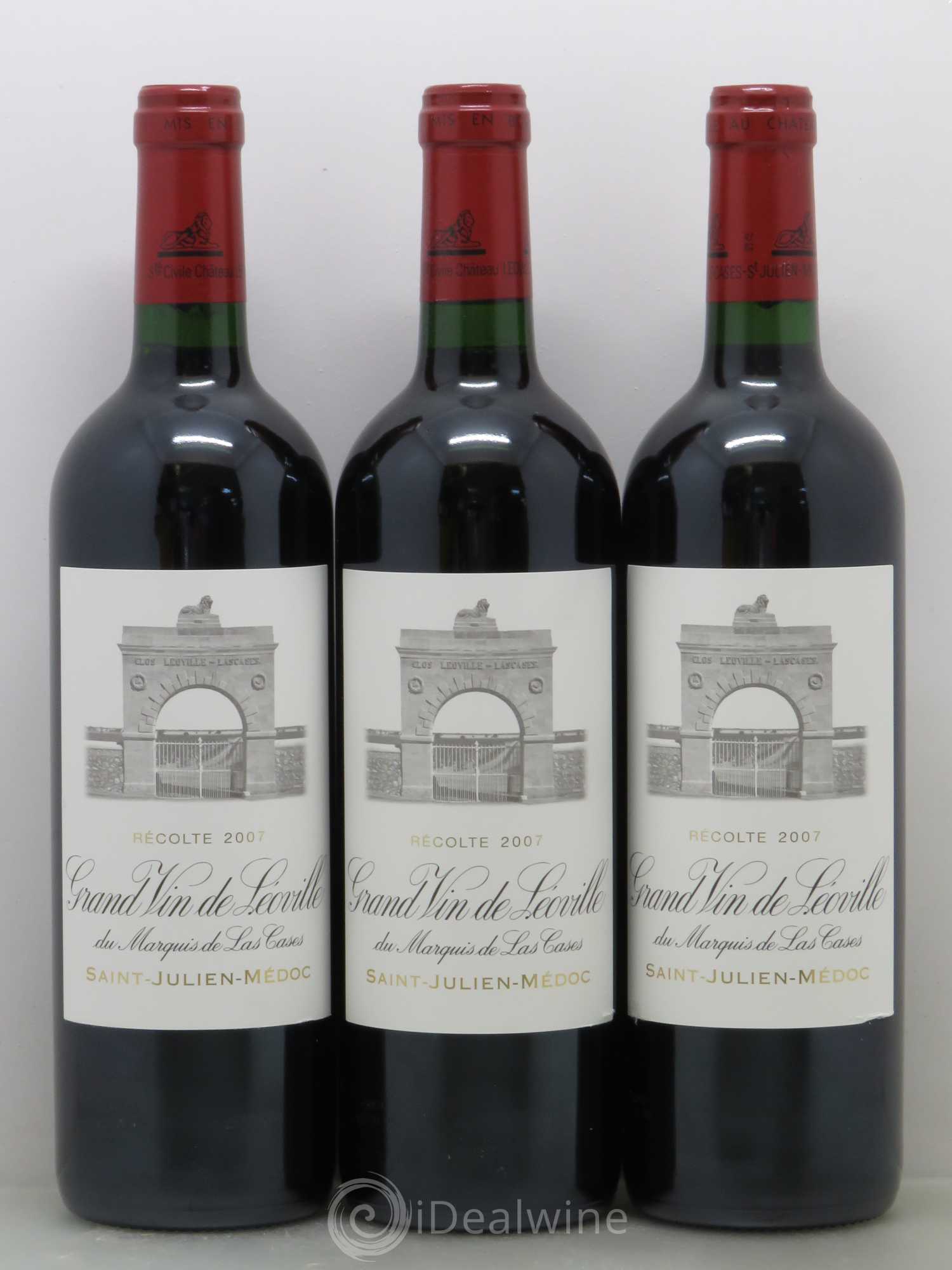 Château Léoville Las Cases 2ème Grand Cru Classé 2007 - Lot de 12 bouteilles - 3