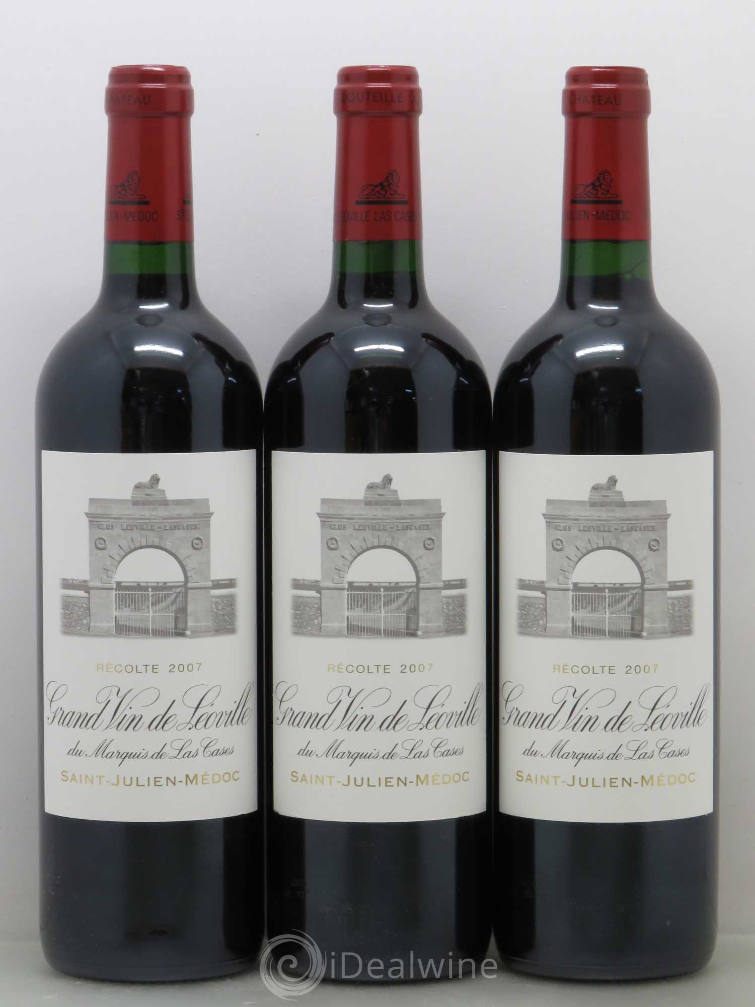 Château Léoville Las Cases 2ème Grand Cru Classé 2007 - Lot de 12 bouteilles - 4