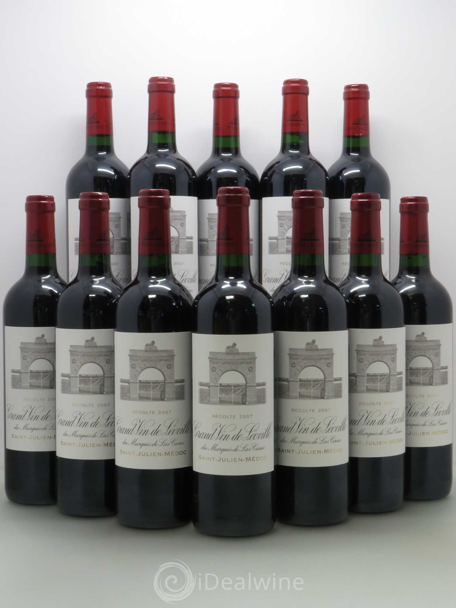 Château Léoville Las Cases 2ème Grand Cru Classé 2007 - Lot de 12 bouteilles - 0