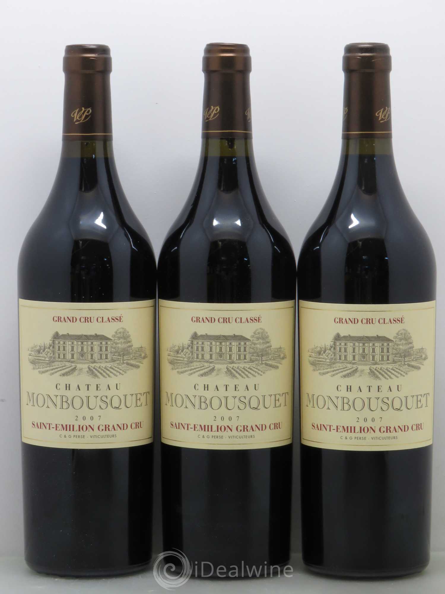 Château Monbousquet Grand Cru Classé 2007 - Lot de 12 bouteilles - 1