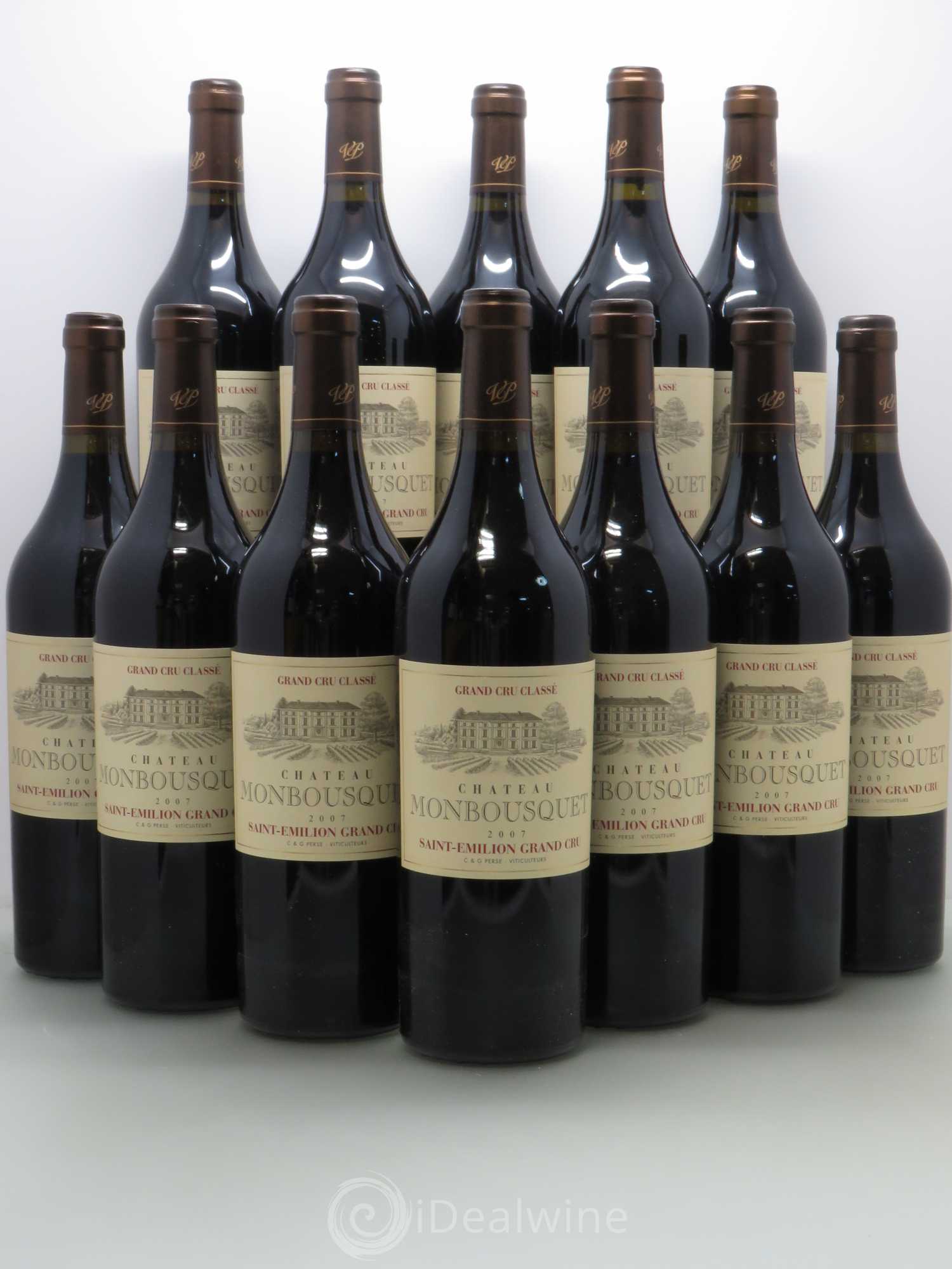 Château Monbousquet Grand Cru Classé 2007 - Lot de 12 bouteilles - 0