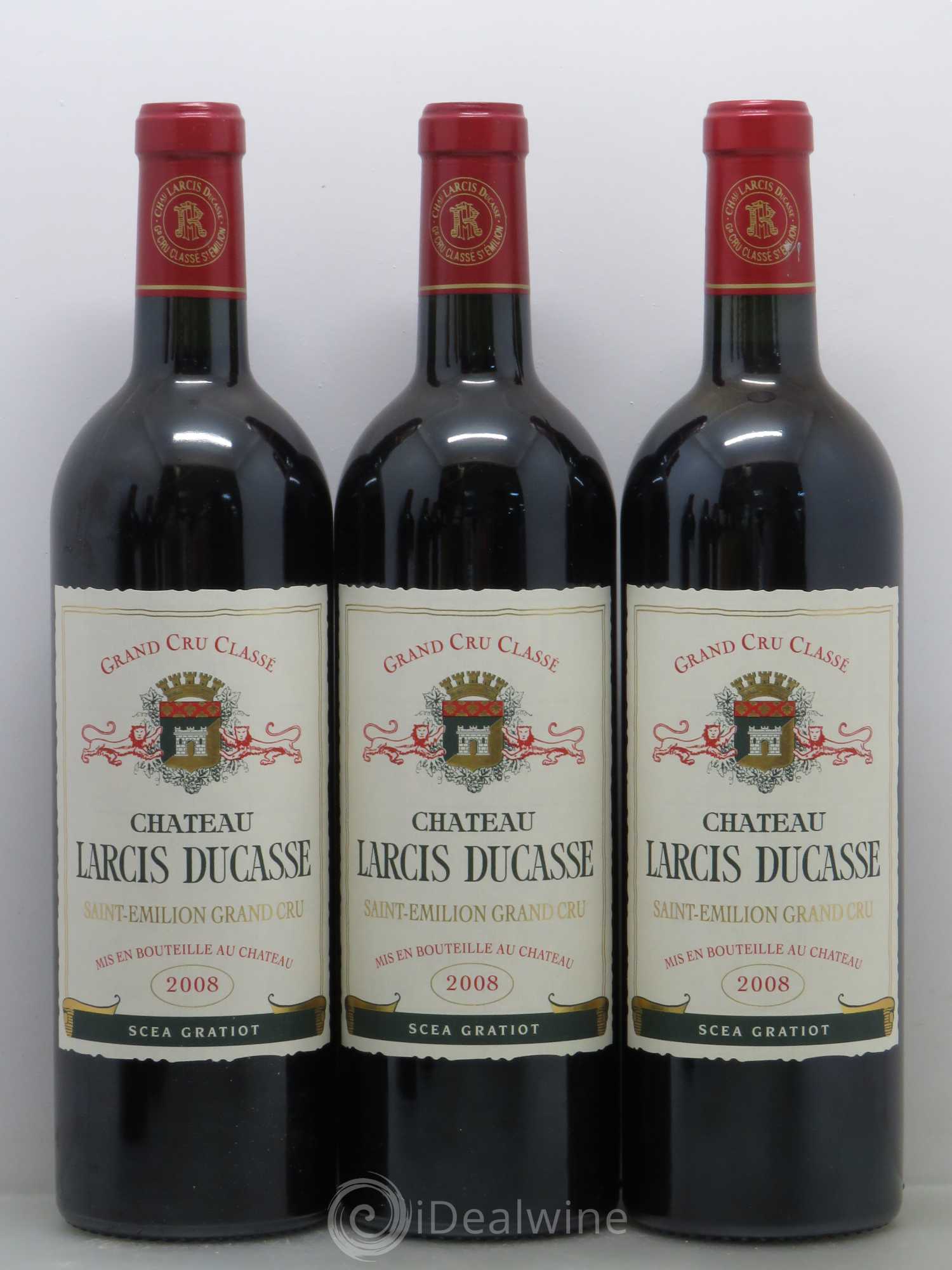 Château Larcis Ducasse 1er Grand Cru Classé B 2008 - Lot de 6 bouteilles - 1