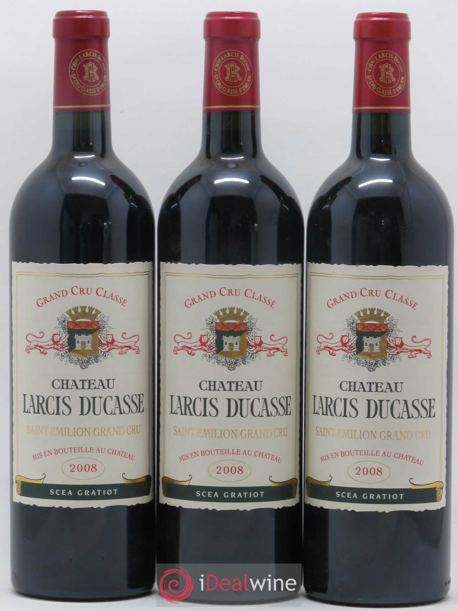 Château Larcis Ducasse 1er Grand Cru Classé B 2008 - Lot de 6 bouteilles - 2