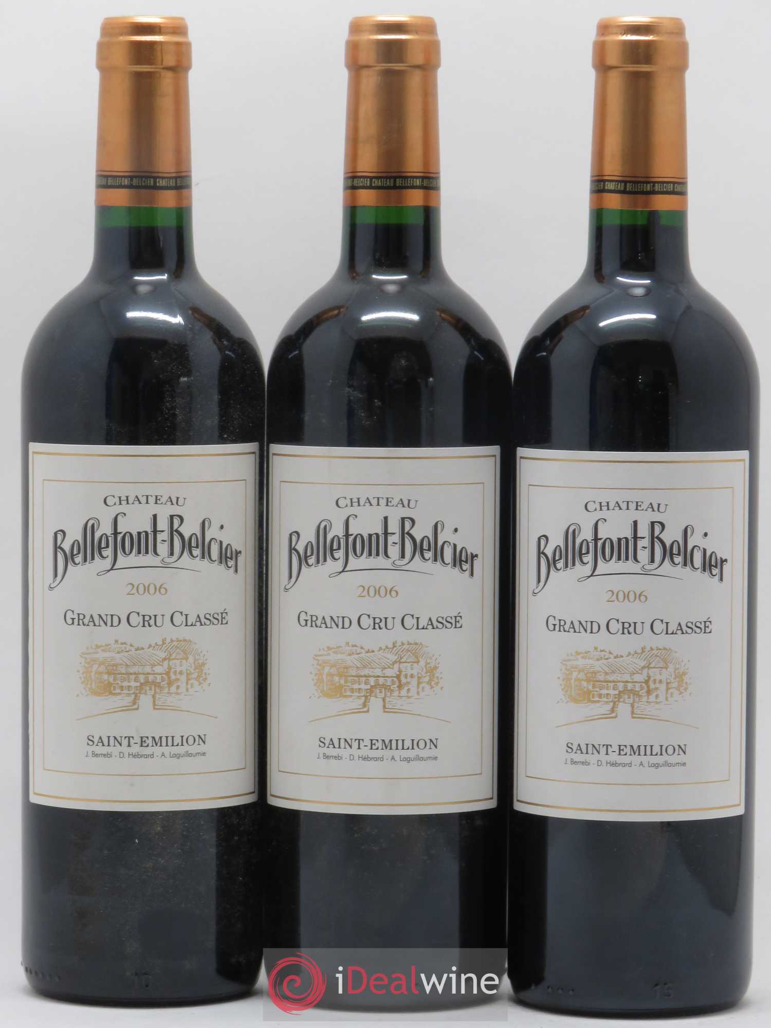 Château Bellefont-Belcier Grand Cru Classé 2006 - Lot de 6 bouteilles - 1