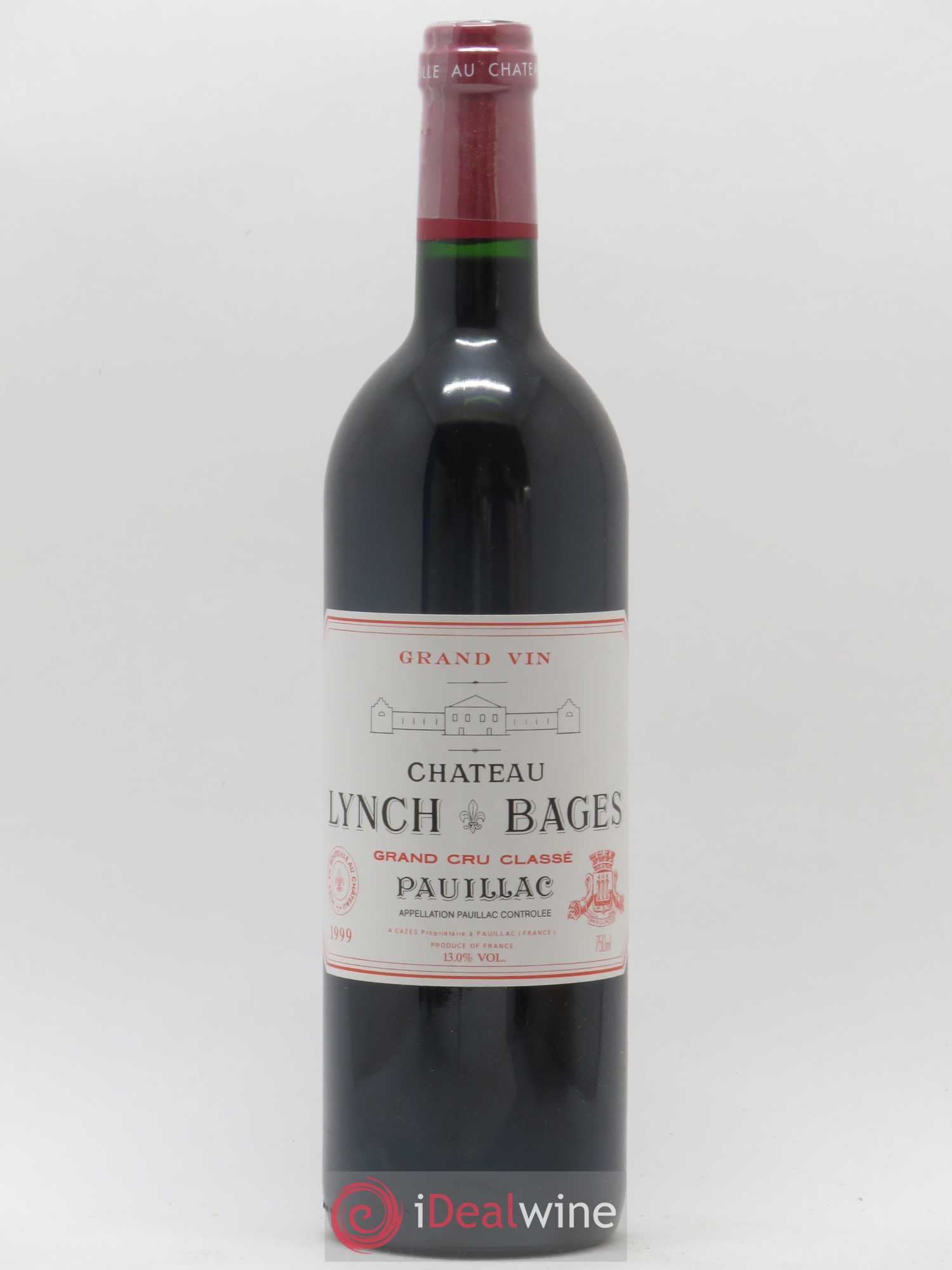 Château Lynch Bages 5ème Grand Cru Classé 1999 - Lot de 1 bouteille - 0