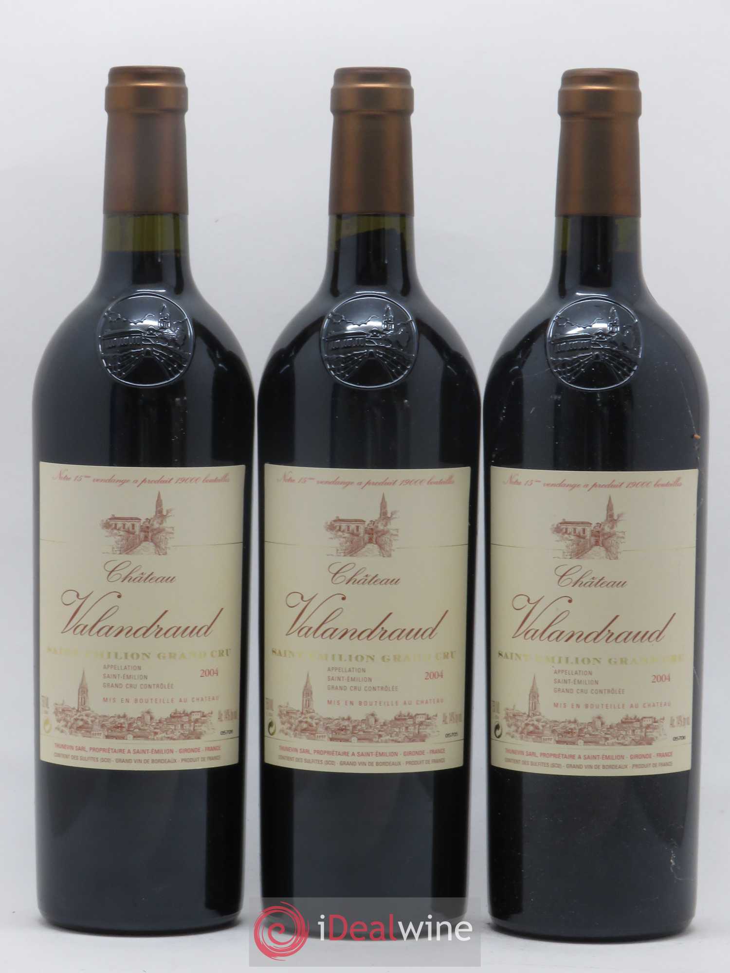 Château de Valandraud 2004 - Lot de 6 bouteilles - 1
