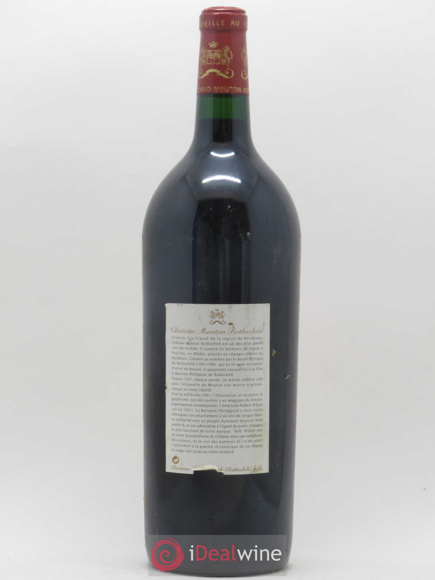 Château Mouton Rothschild 1er Grand Cru Classé 2001 - Lot de 1 magnum - 1