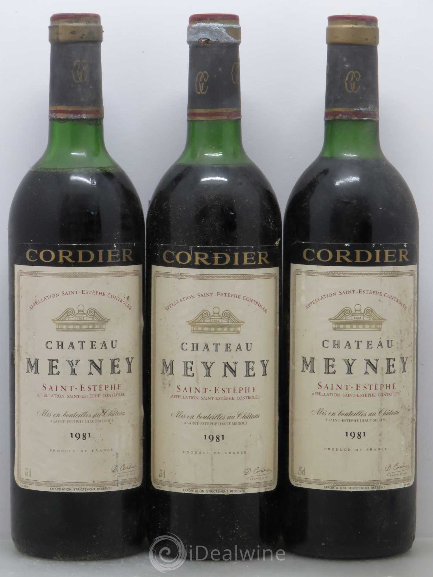 Château Meyney (sans prix de réserve) 1981 - Lot de 6 bouteilles - 2