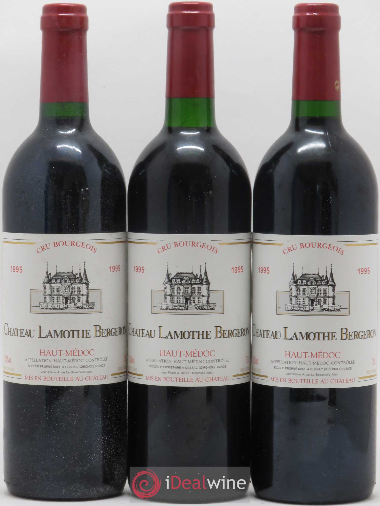Château Lamothe Bergeron Cru Bourgeois 1995 - Lot de 12 bouteilles - 2