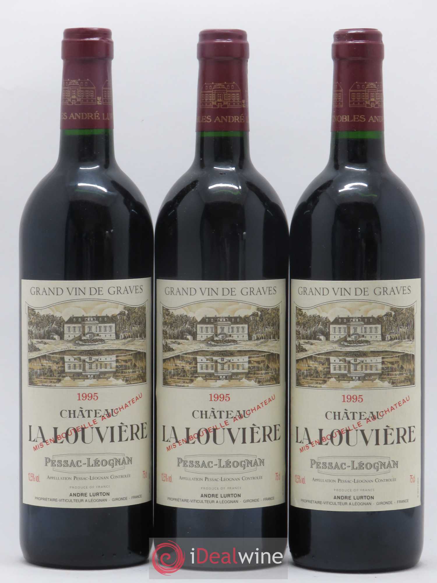 Château la Louvière 1995 - Lot de 12 bouteilles - 3