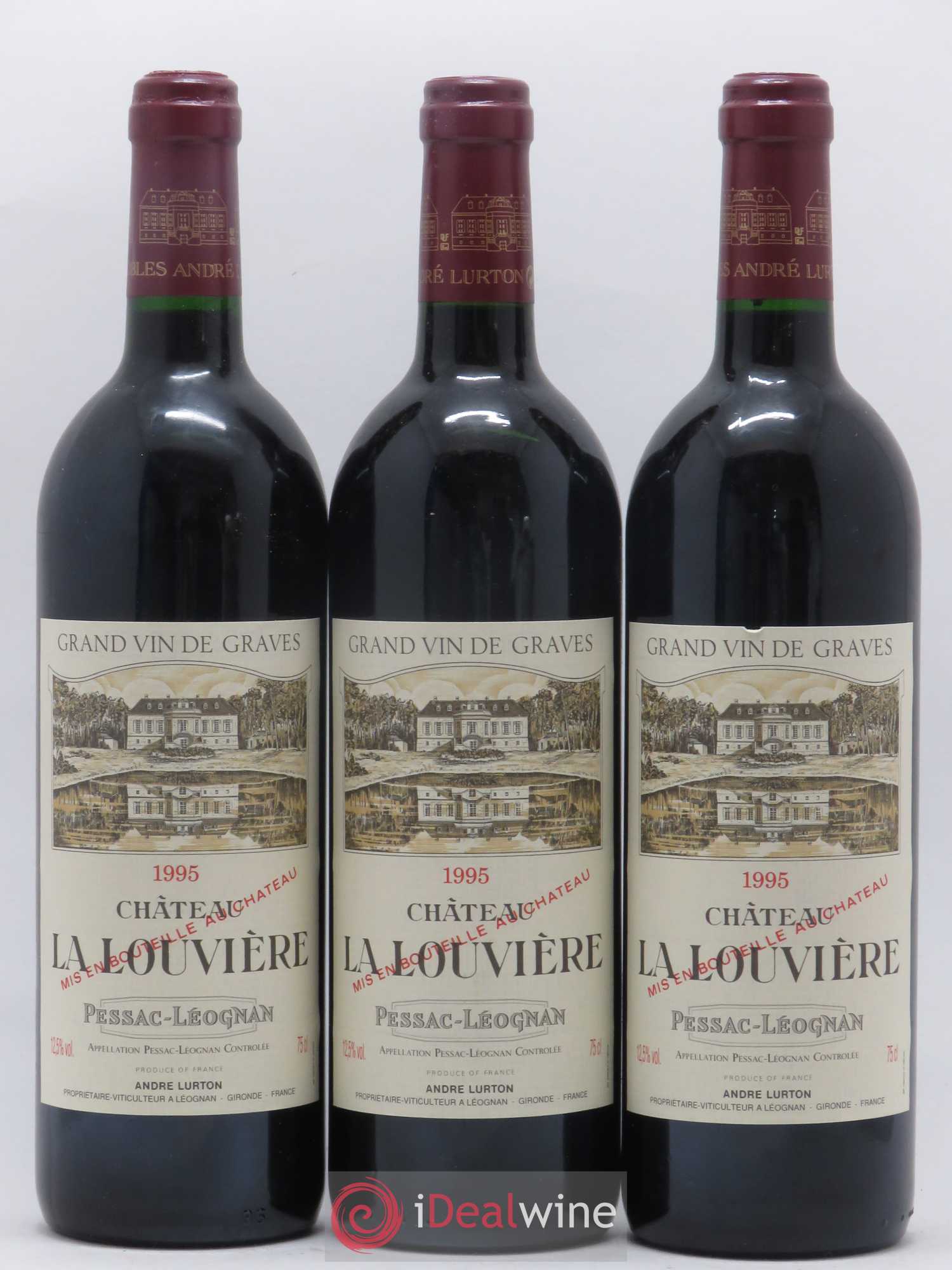 Château la Louvière 1995 - Lot de 12 bouteilles - 4