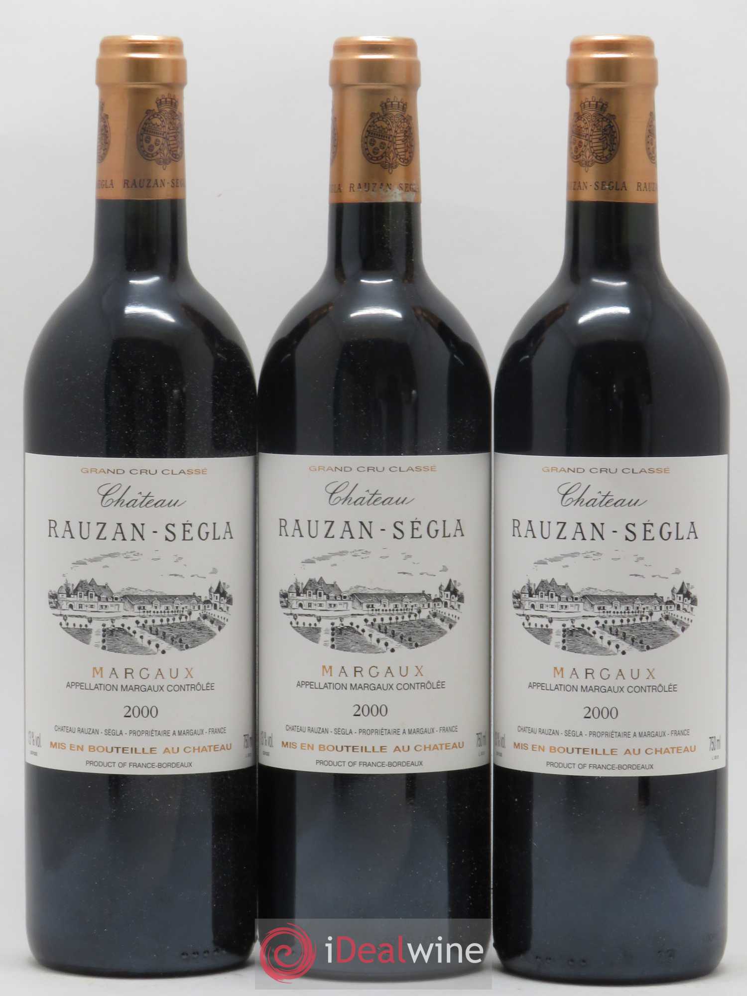 Château Rauzan Ségla Grand Cru Classé 2000 - Lot de 12 bouteilles - 2