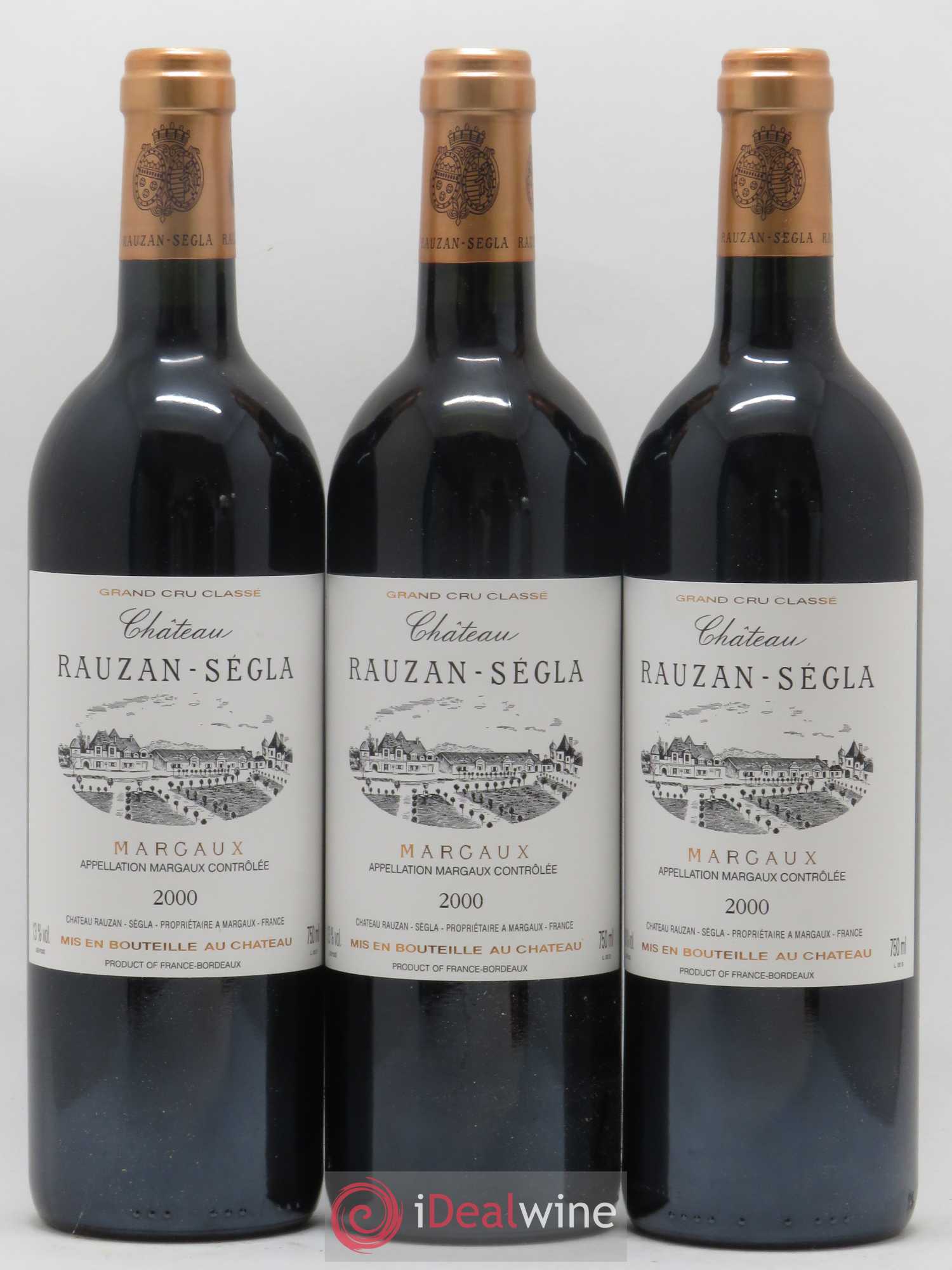 Château Rauzan Ségla Grand Cru Classé 2000 - Lot de 12 bouteilles - 3
