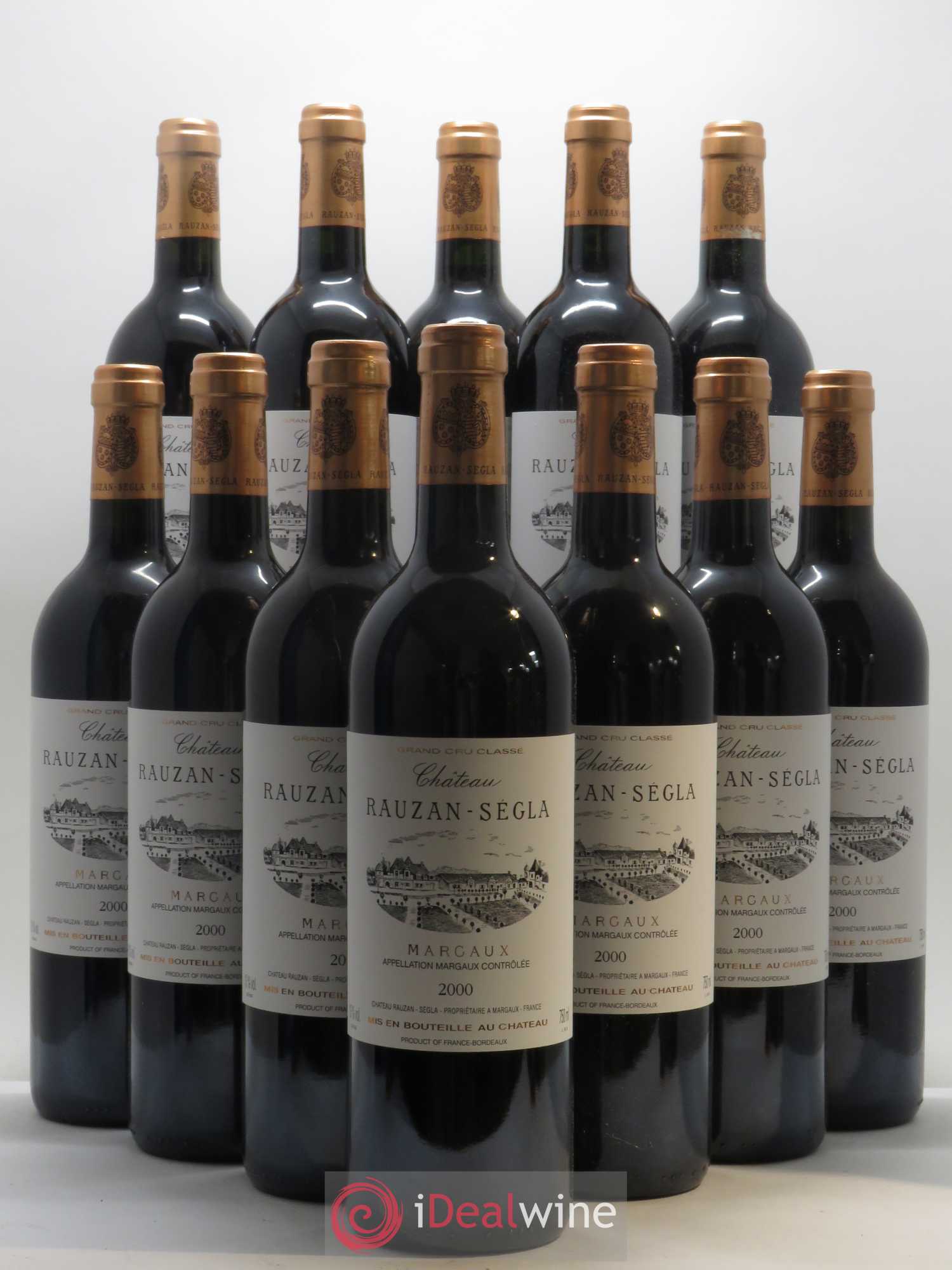 Château Rauzan Ségla Grand Cru Classé 2000 - Lot de 12 bouteilles - 0
